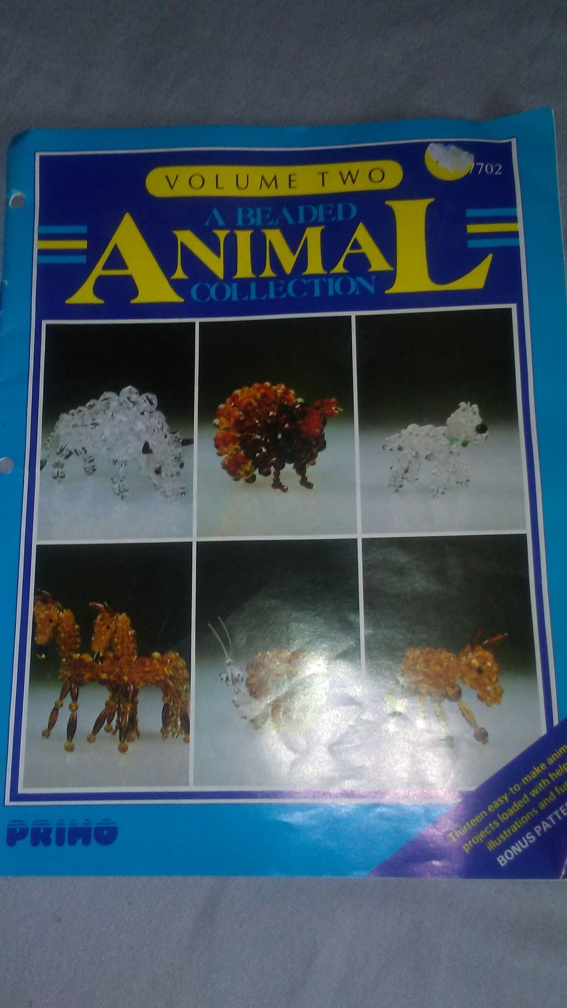 Vintage Beading Pattern Cute Animal Collection
