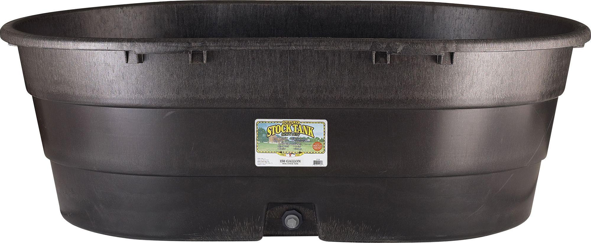 150 Gallon Black Poly Oval Stock Tank - photo 4