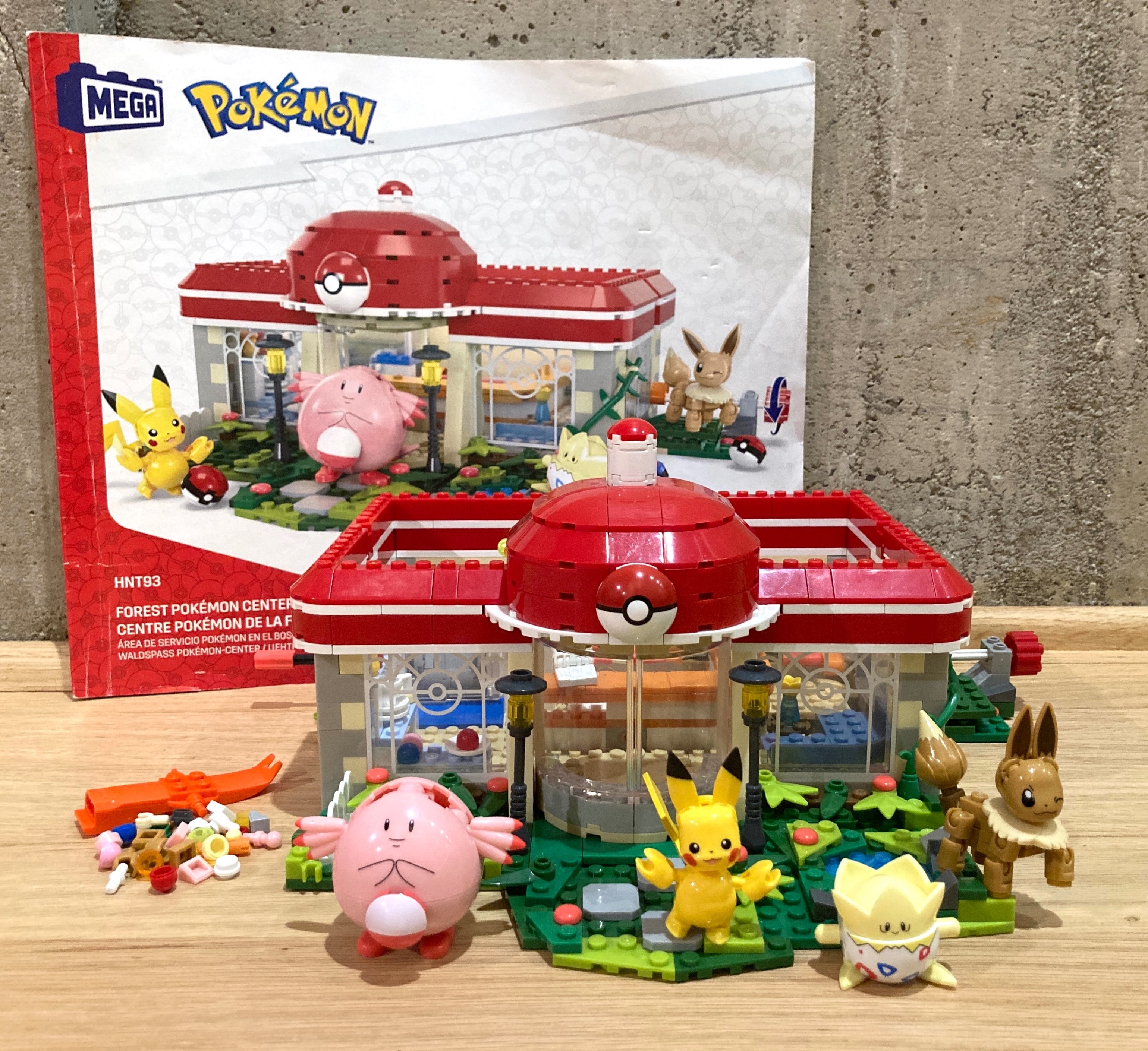 MEGA Forest Pokemon Center HNT93 Building Block Mattel Like Lego