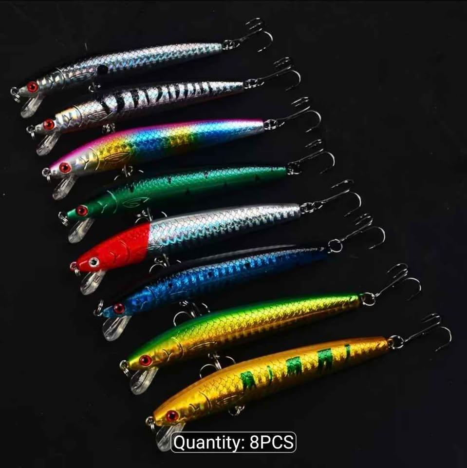 Floating Minnow Fishing Lures - 8 Pack - photo 5