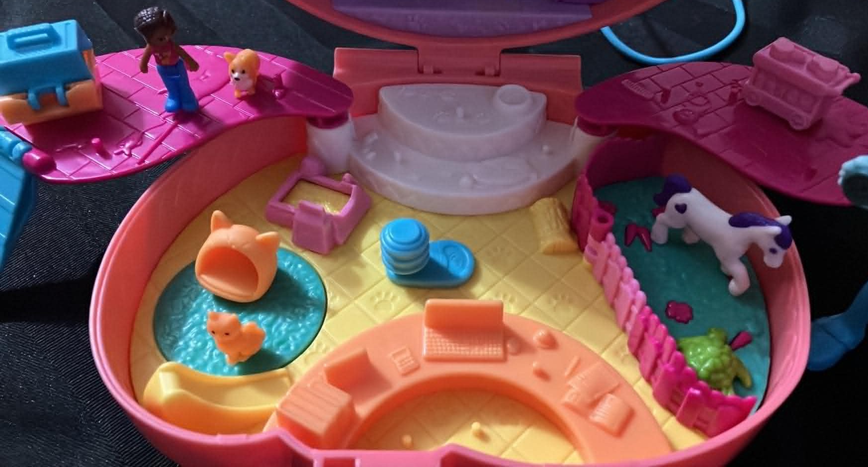 Polly Pocket Shani Cuddly Cat Pink Purse Playset - photo 3