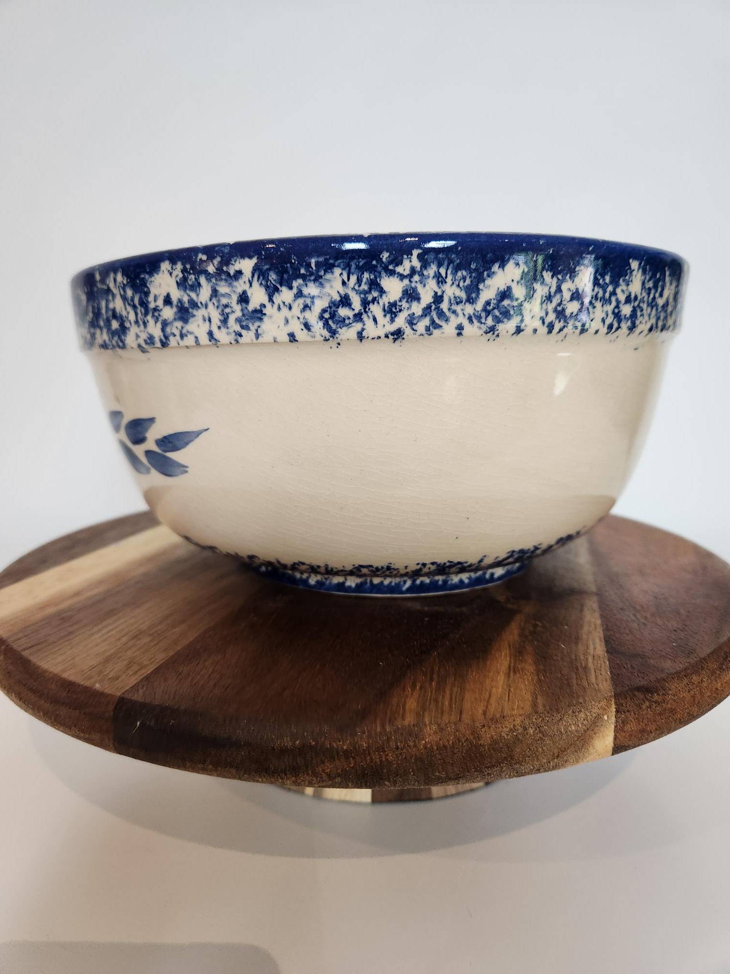Vintage "Brothers Pottery" Bowl, Hand-decorated, Norwich ON - photo 4
