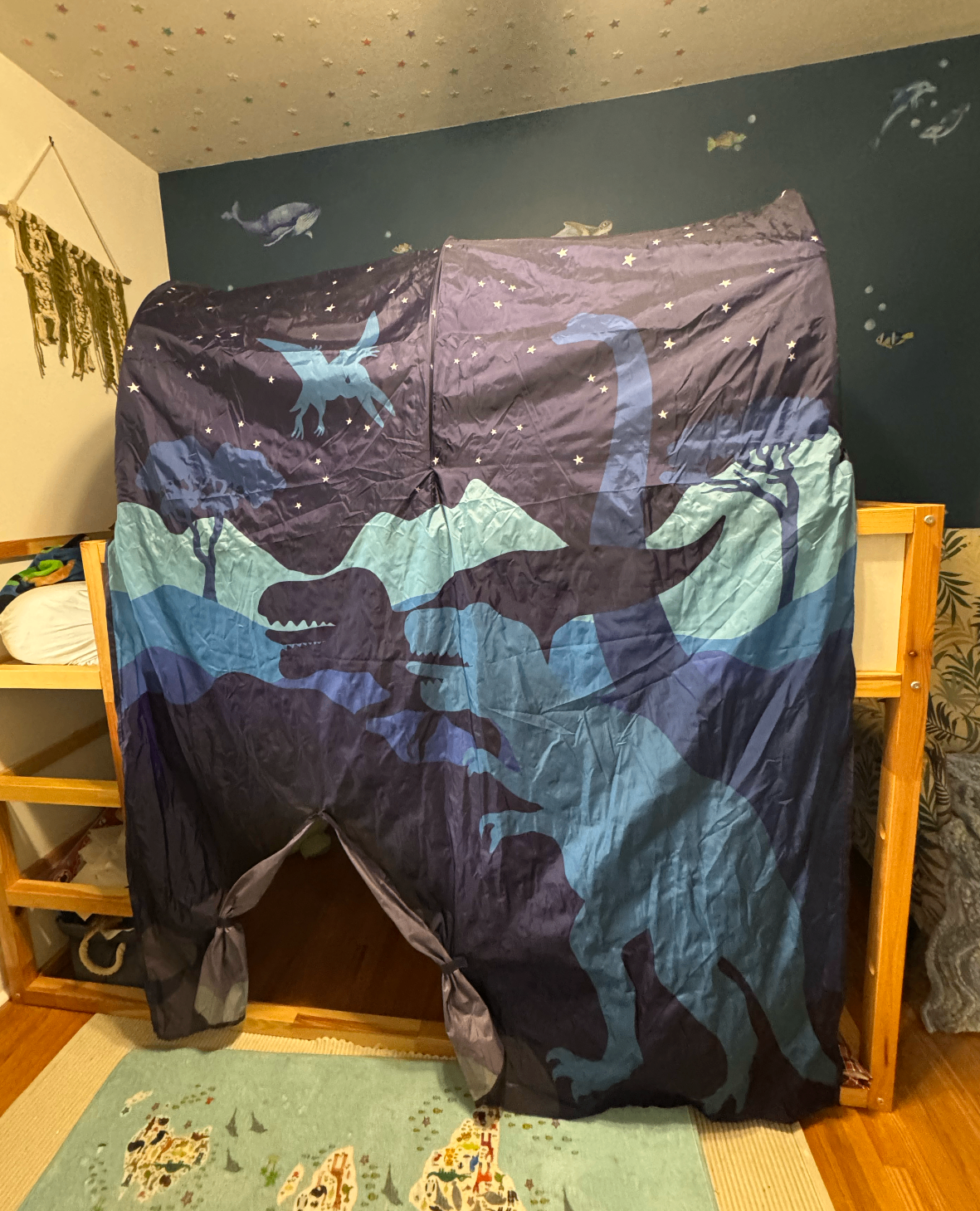 Dinosaur Bed Tent (for Ikea Kura Reversible Bed) - photo 2