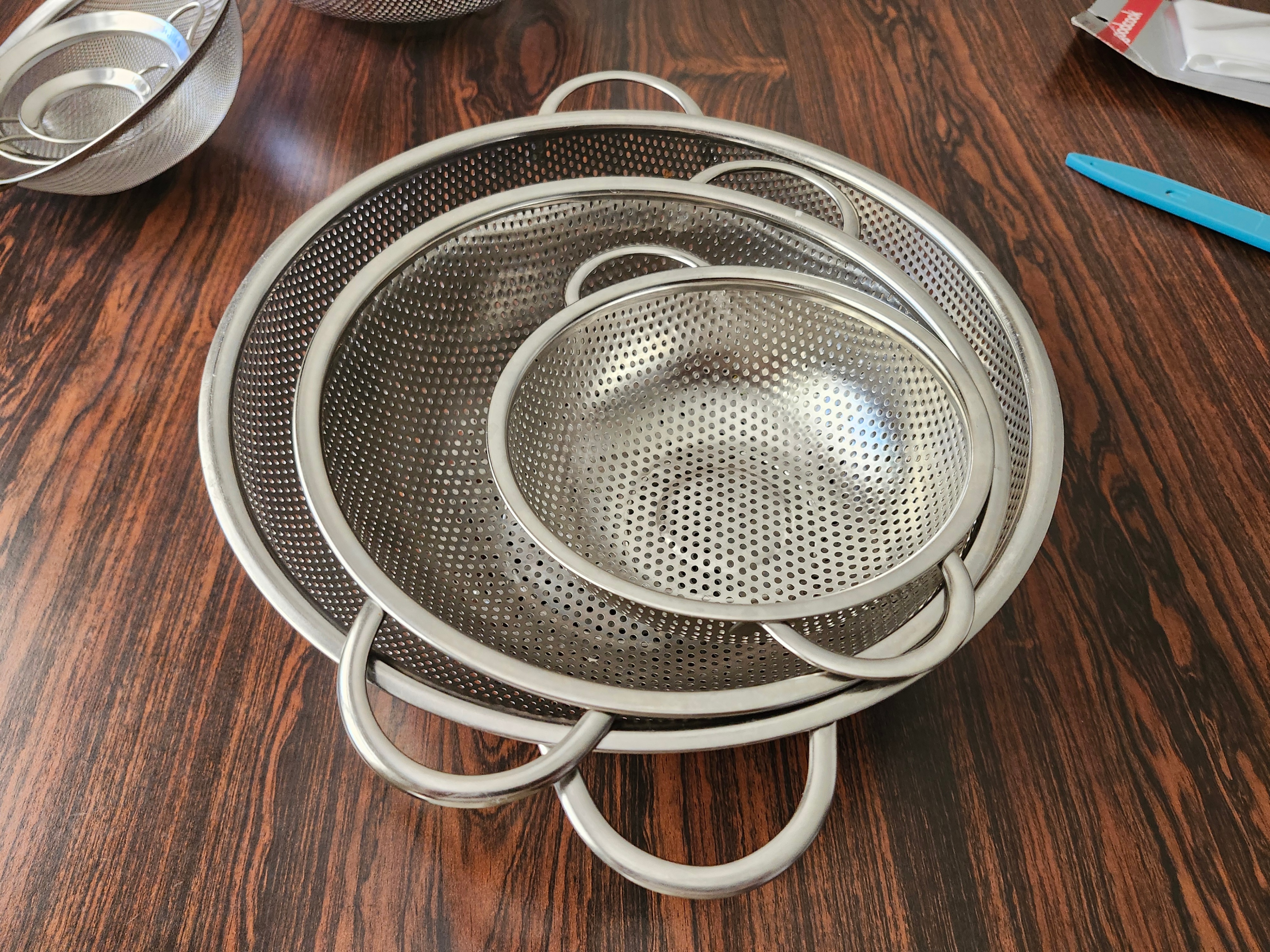 Stainless Steel Colander Set – 3 Sizes