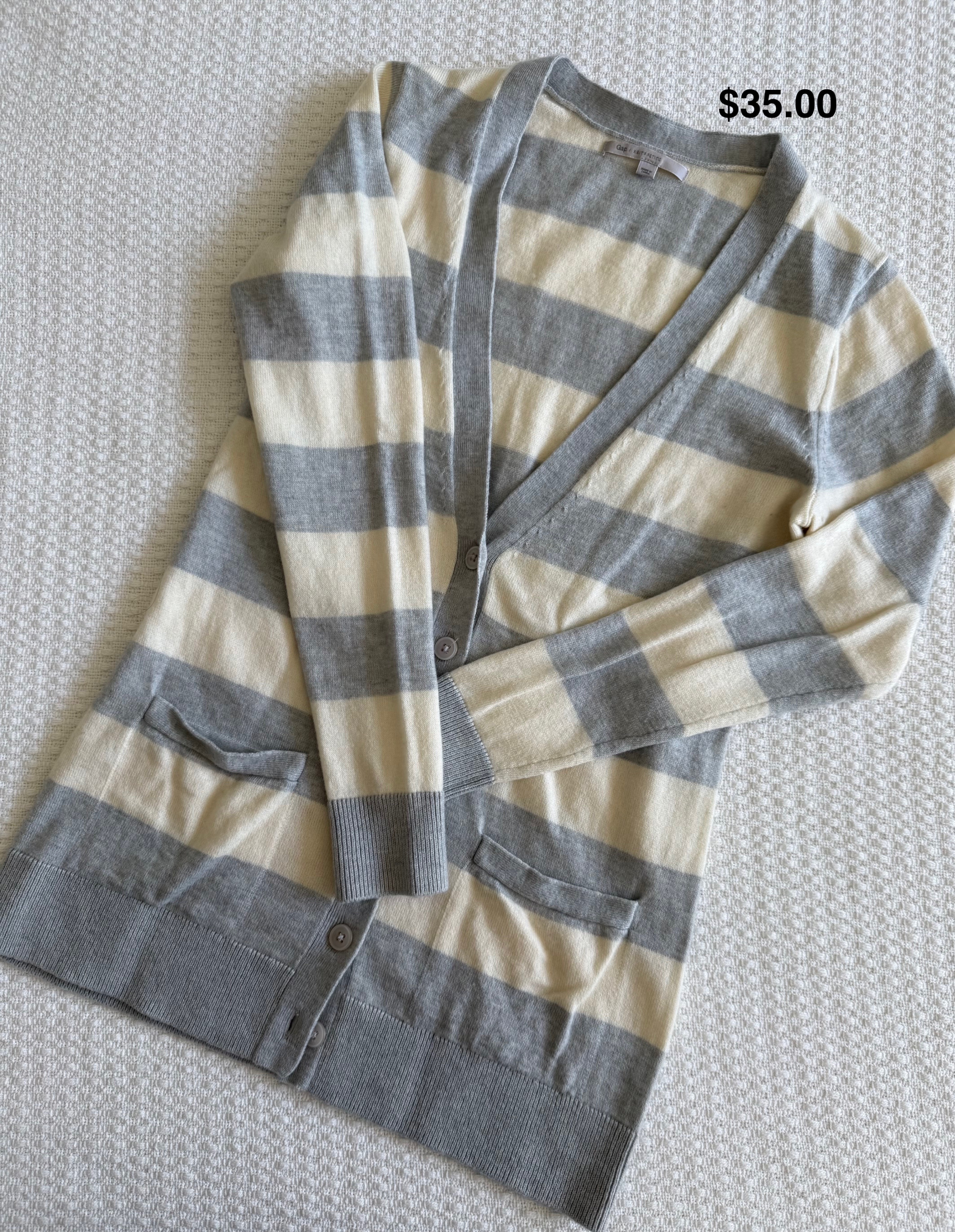 Gap Striped Cardigan