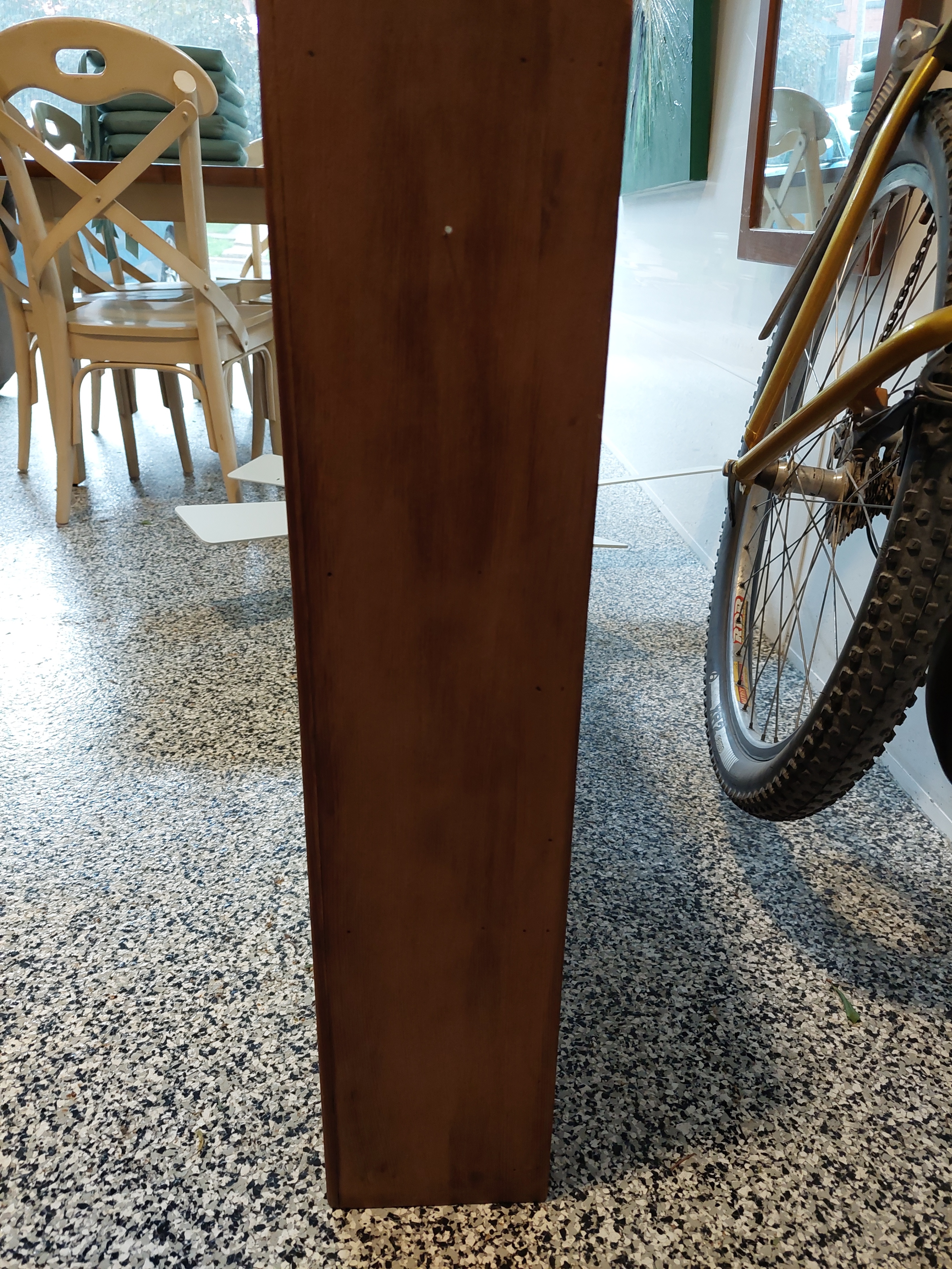 Wooden Display Cabinet with Glass Shelves - photo 5