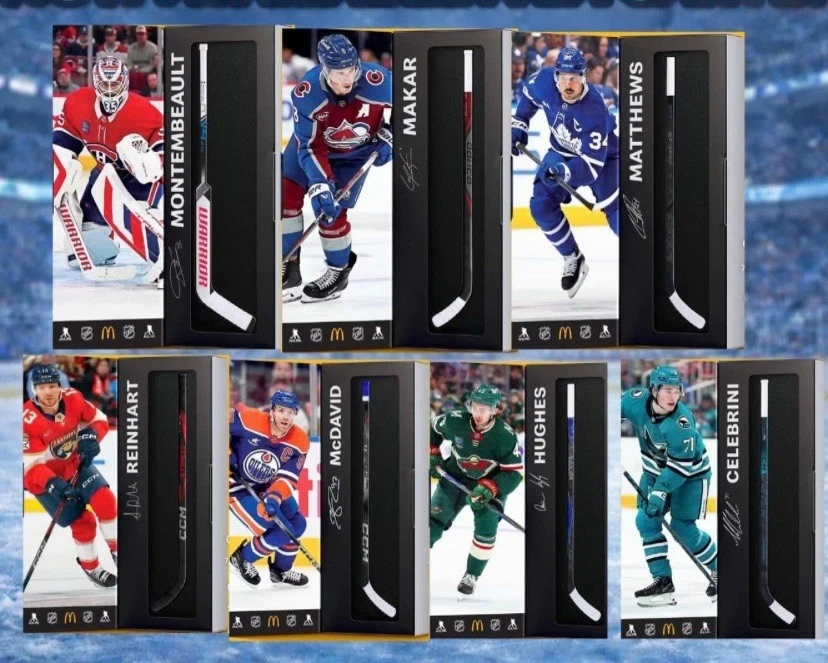 McDonald's NHL Star Sticks 2025-2026 Canada Exclusive