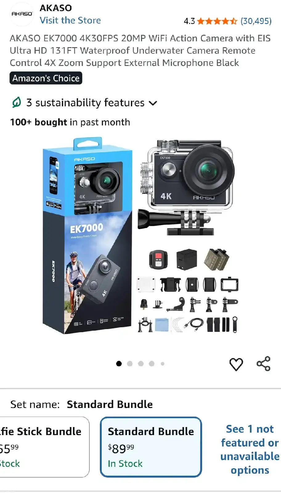 AKASO EK7000 4K Action Camera