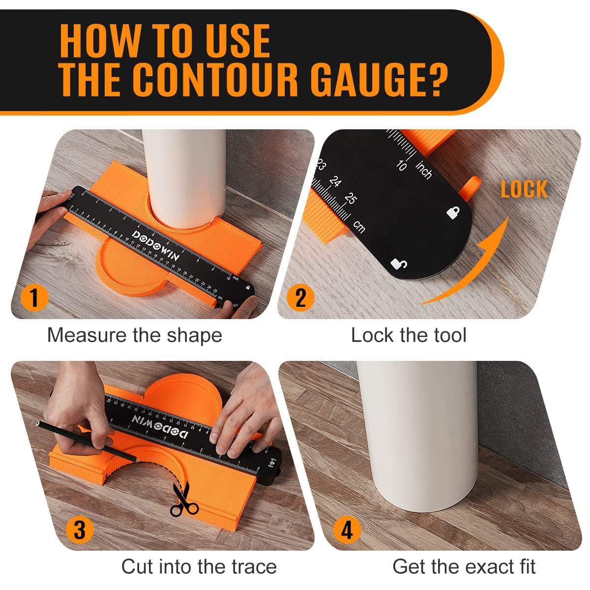 Contour gauge 10 inch - photo 3