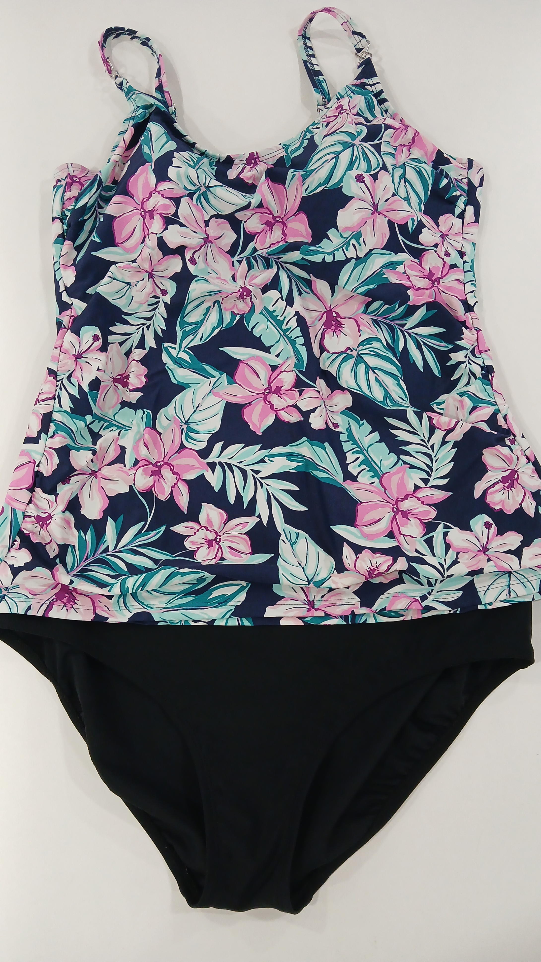 Krista Tankini Swim Top & Bottoms, Size XL , Like New