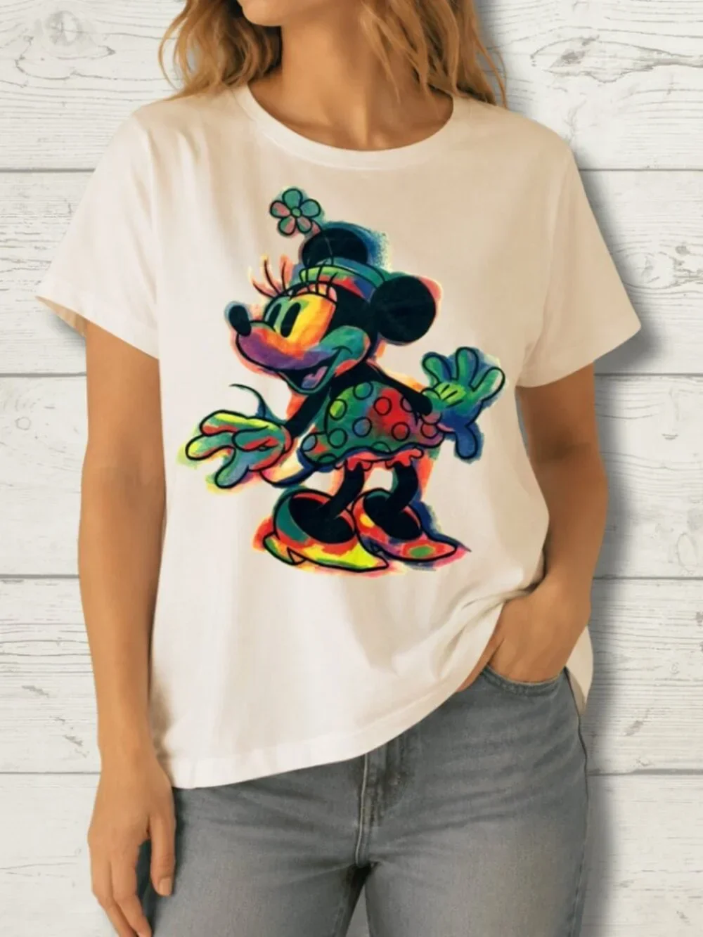 Disney Store Minnie Mouse Graphic T-Shirt