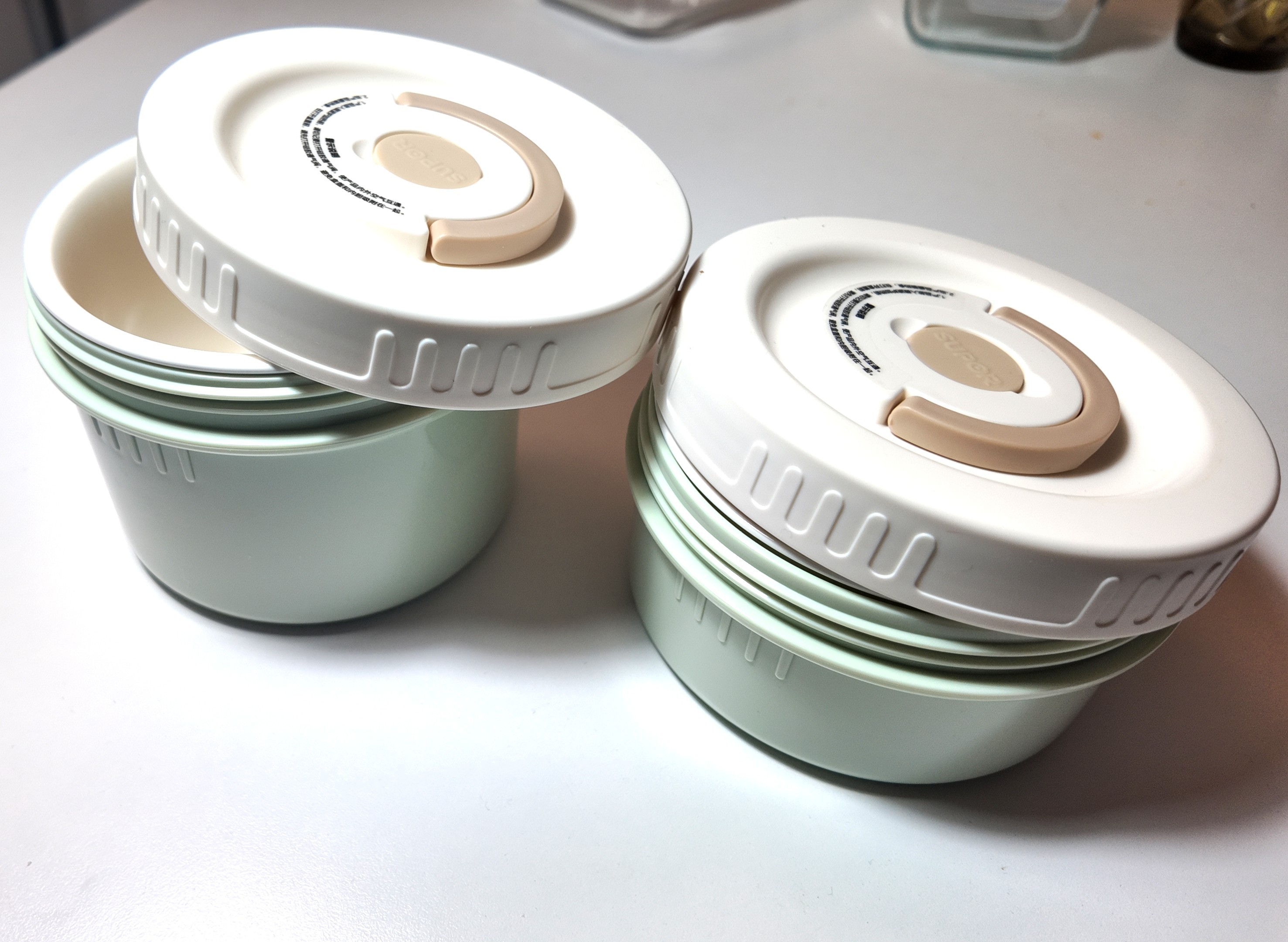 Insulated lunch box microwaveable ceramic bento box - photo 2