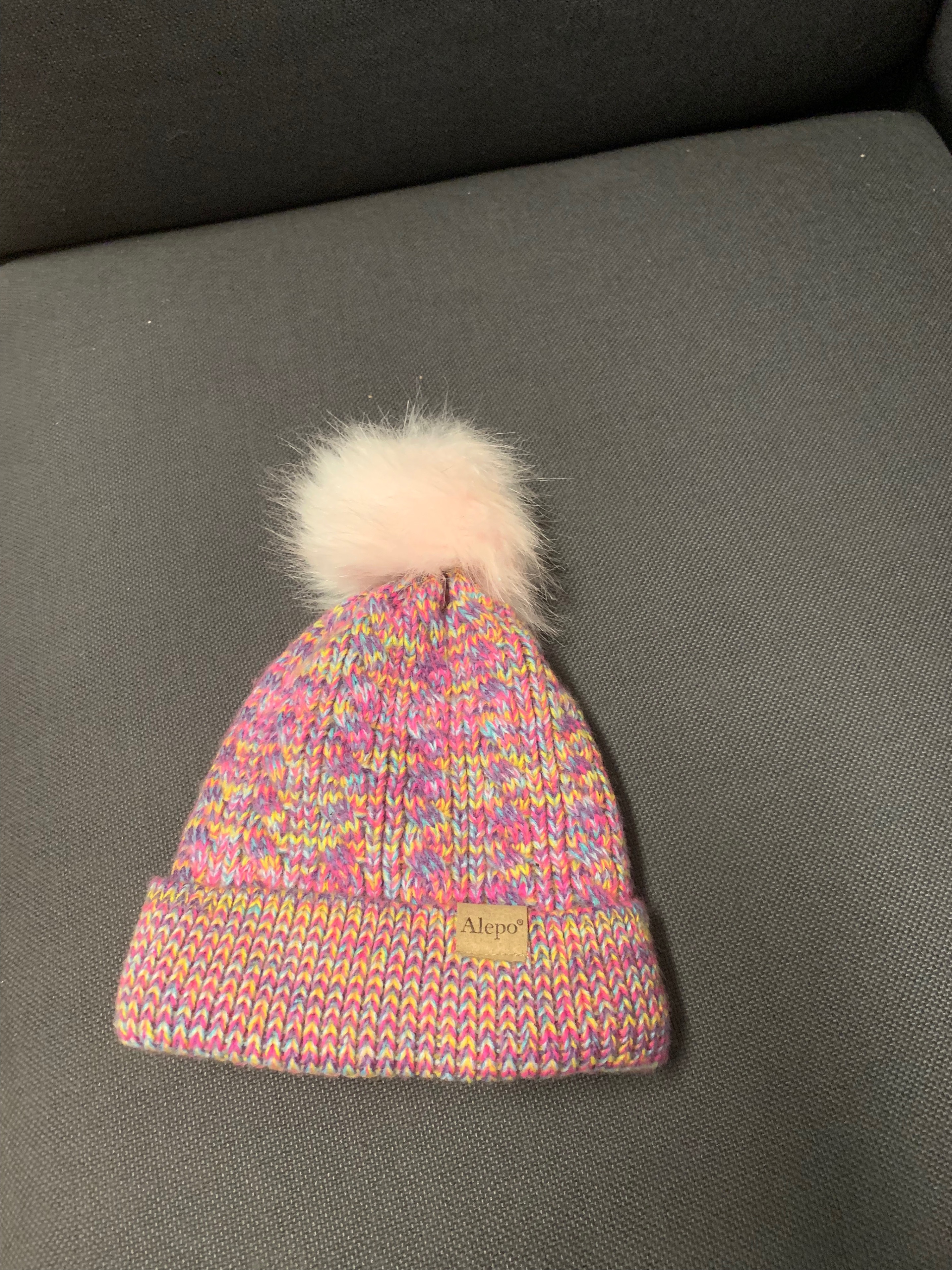 Alepo Multicolour Knit Pom-Pom Winter Beanie