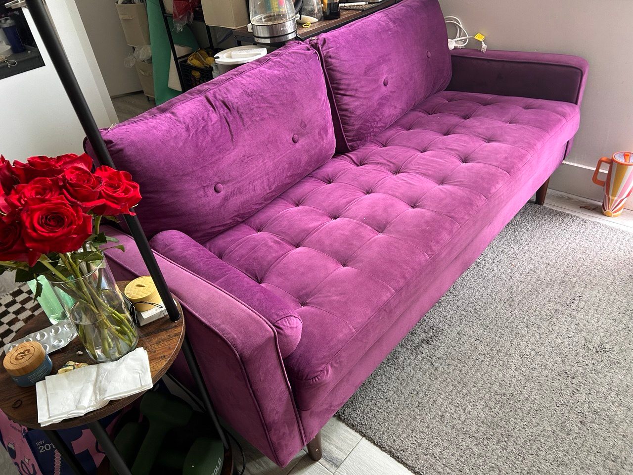 Purple Sofa