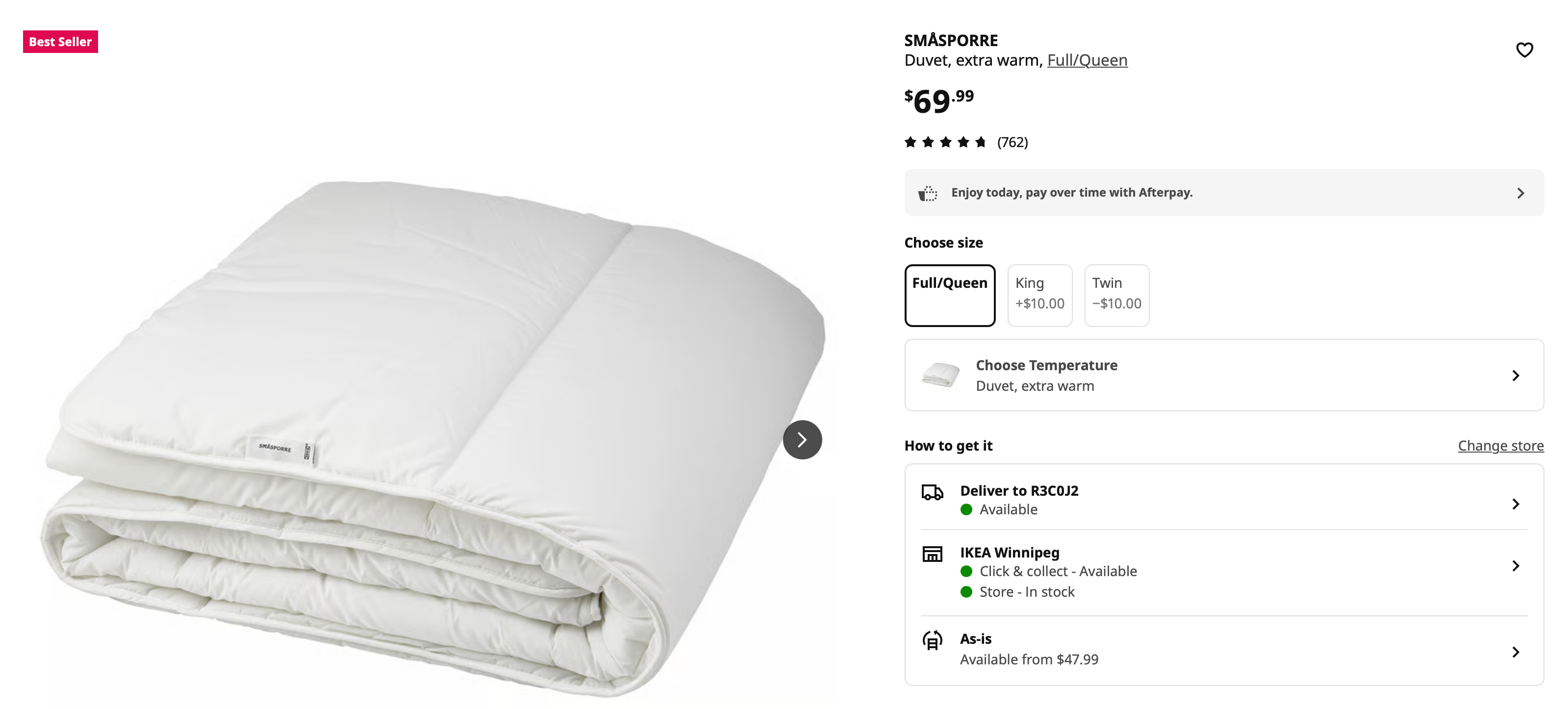 Extra warm queen sized duvet - photo 4