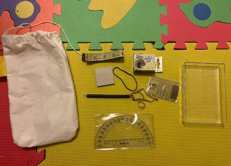 Jeweler's Loupe and Measuring Tools Set