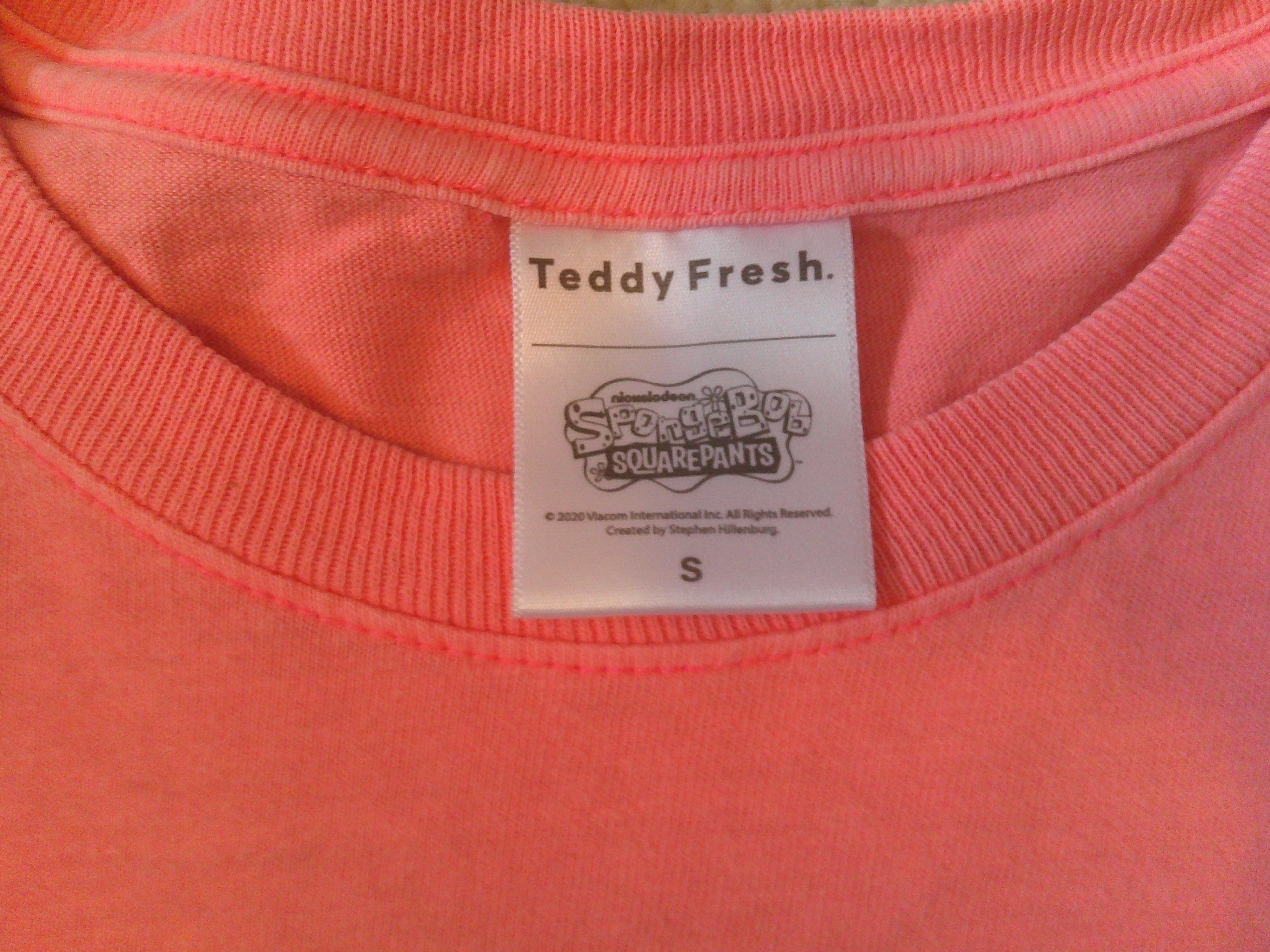 teddy fresh x spongebob 2020 limited edition t-shirt - photo 3