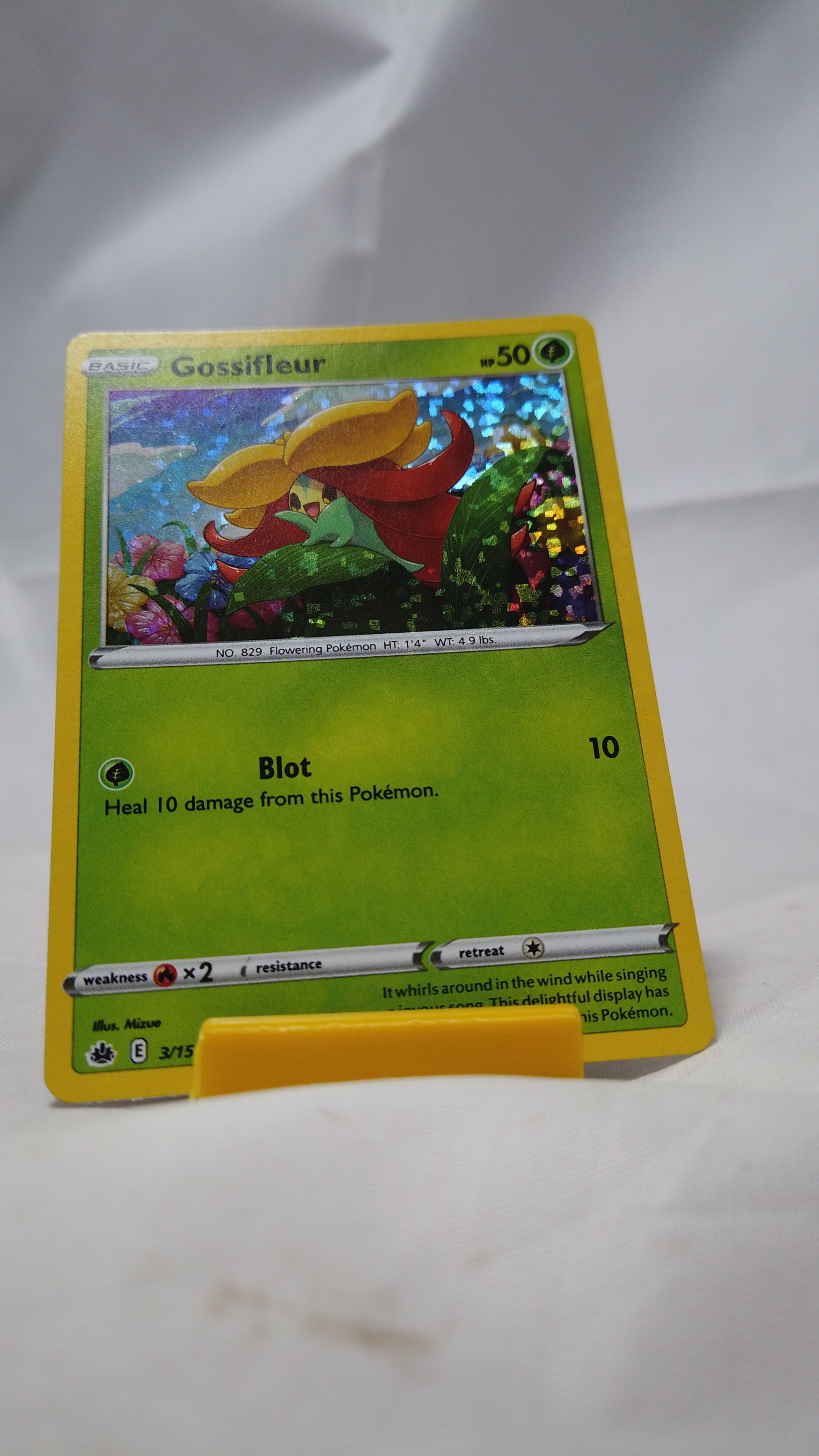 Pokemon Gossifleur 3/15 McDonald's Collection 2022 Holo None MP