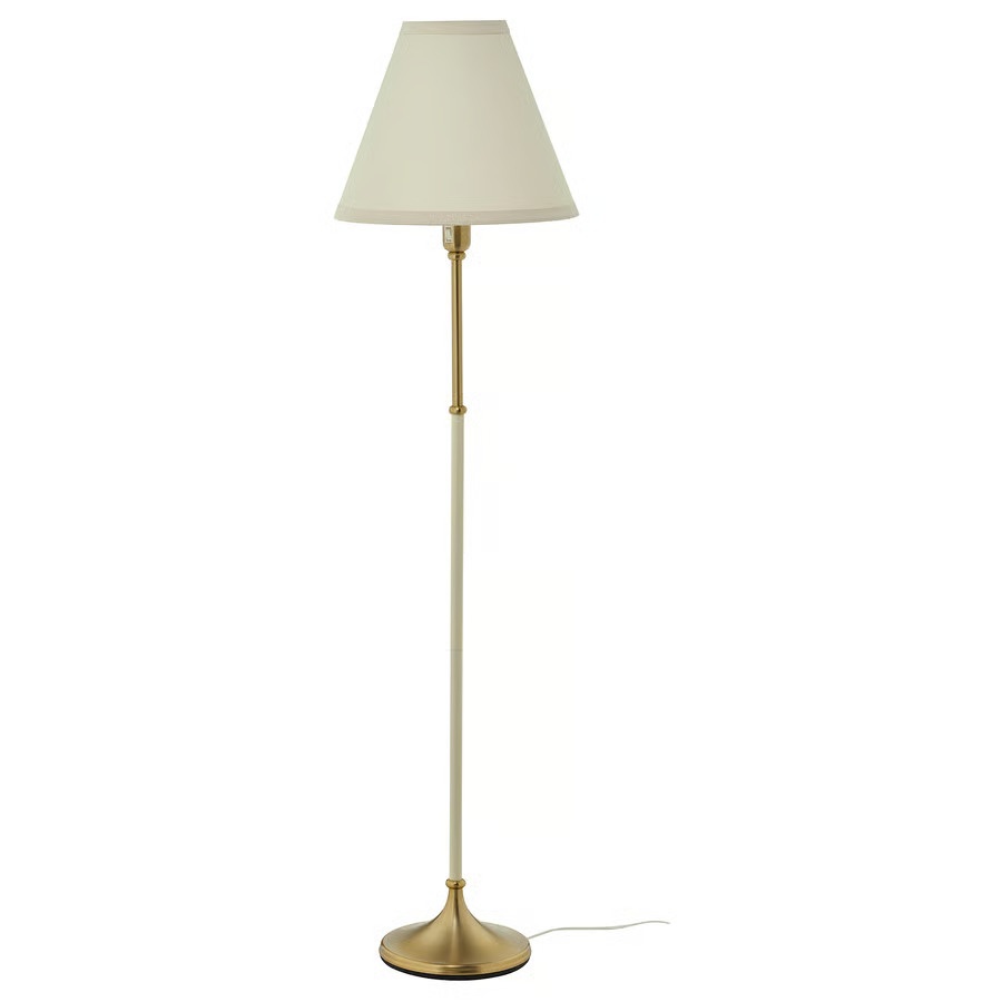IKEA Floor Lamp (Brass/Beige) – Excellent Condition - photo 5
