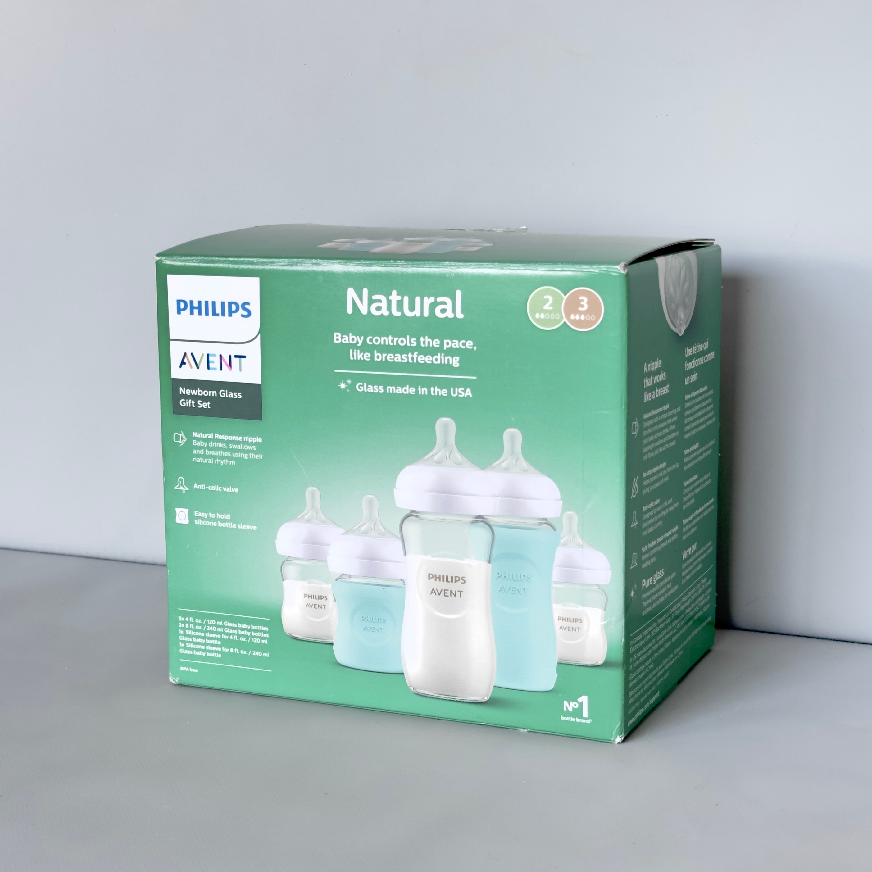 Philips Avent Natural Newborn Glass Gift Set