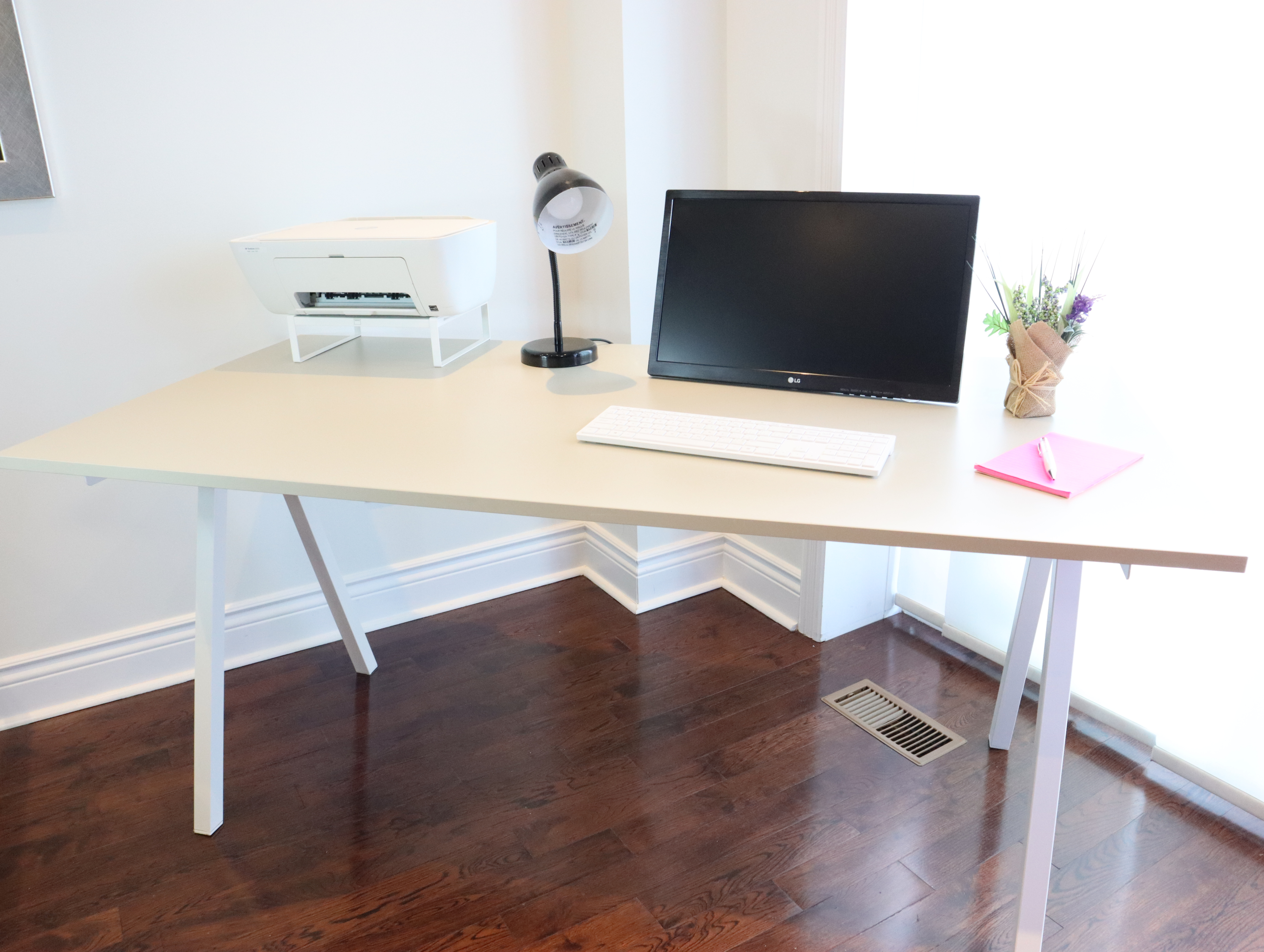 IKEA Trotten Desk with FREE Yamazaki Storage Shelf - photo 4