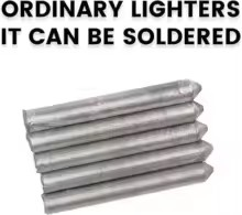 Lighter melt welding rod
