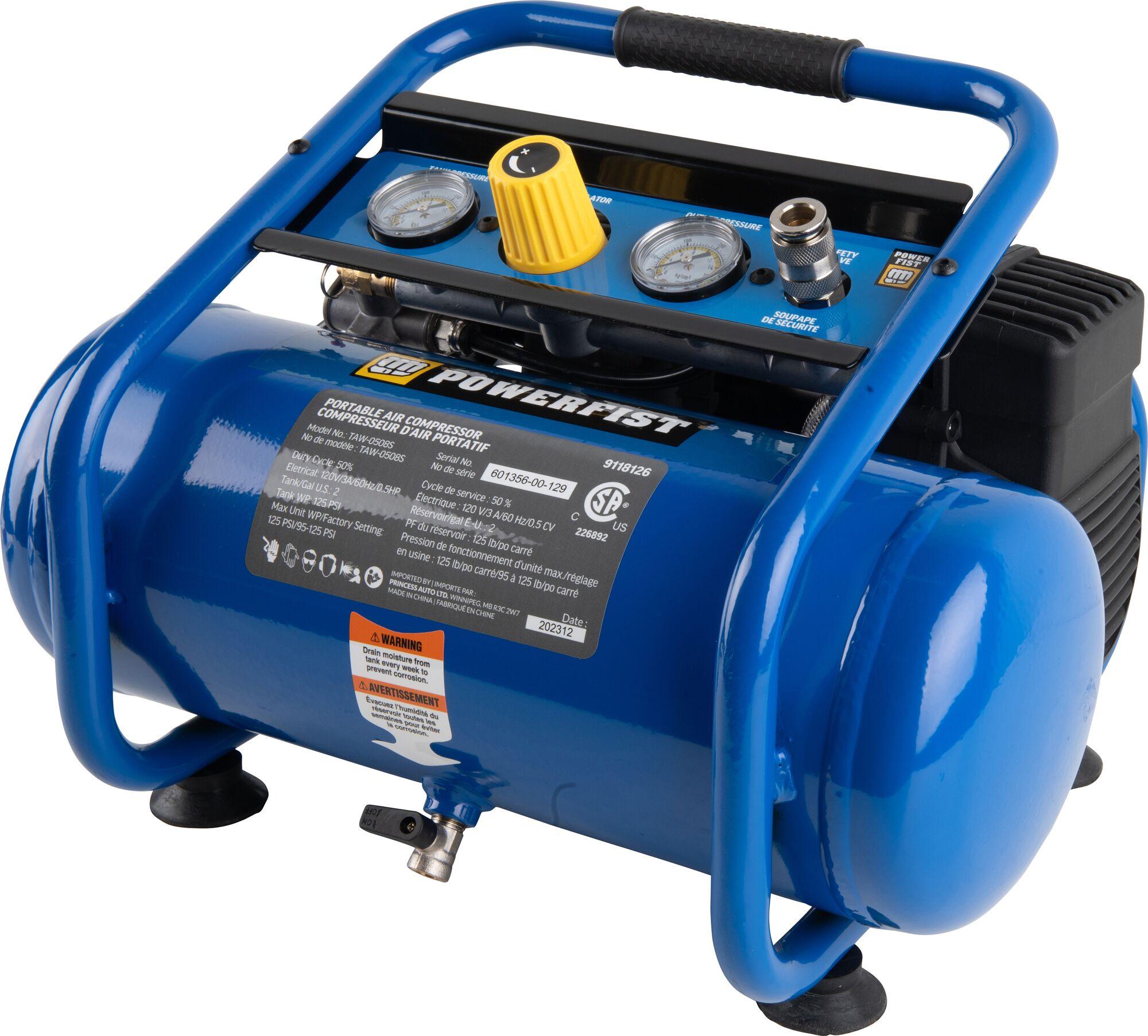 2 Gallon Portable Quiet Air Compressor