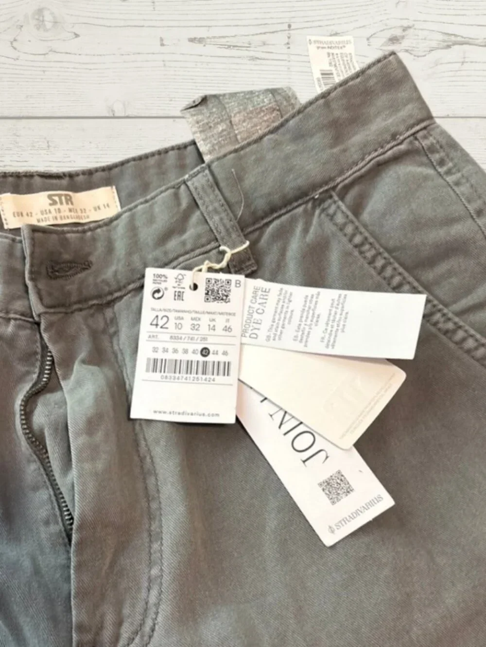 STR (Stradivarius) Cargo Pants – NWT – Size 10 - photo 2