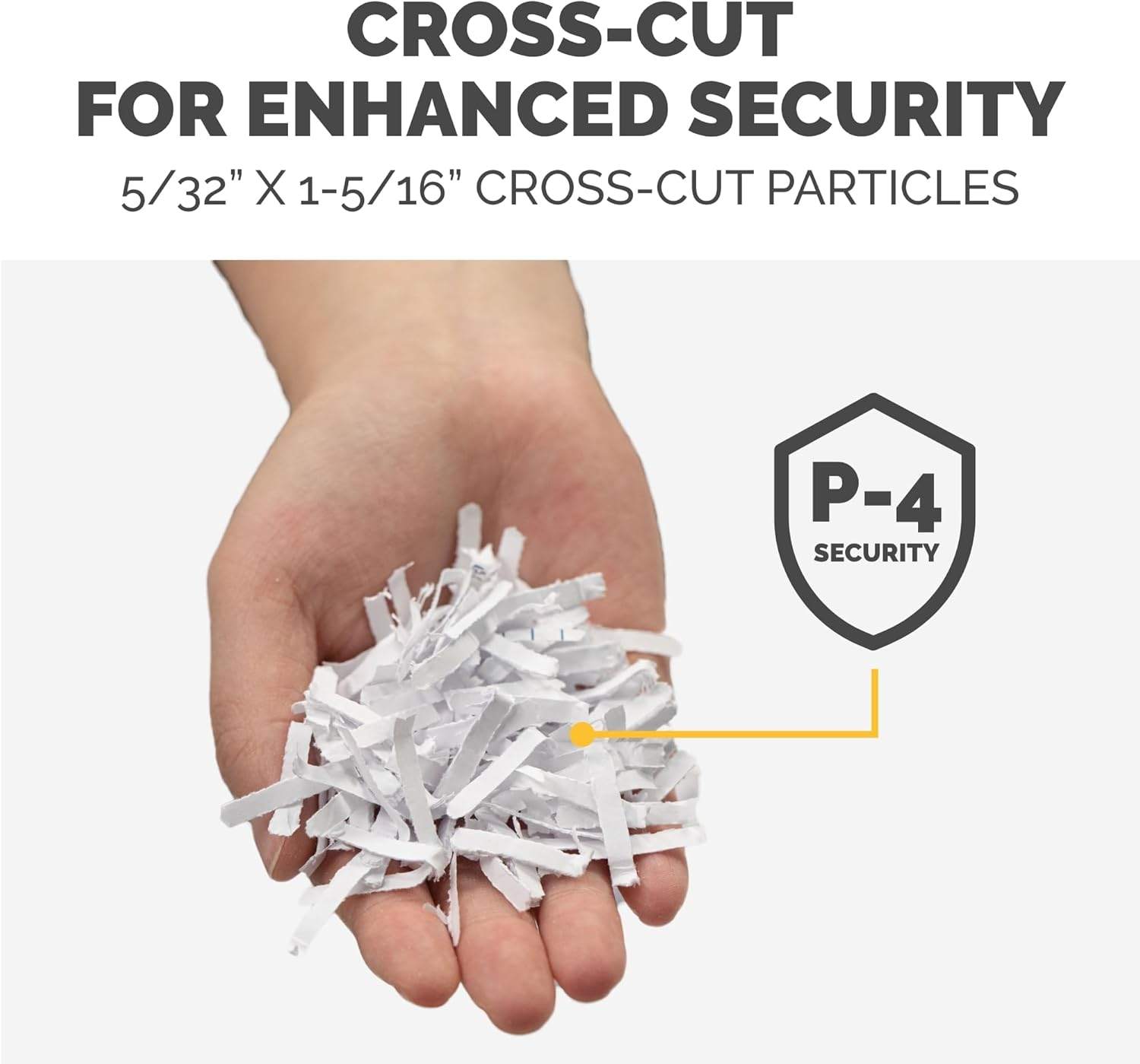 Fellowes Powershred P-30C 6-Sheet Cross-Cut Paper Shredder - photo 4