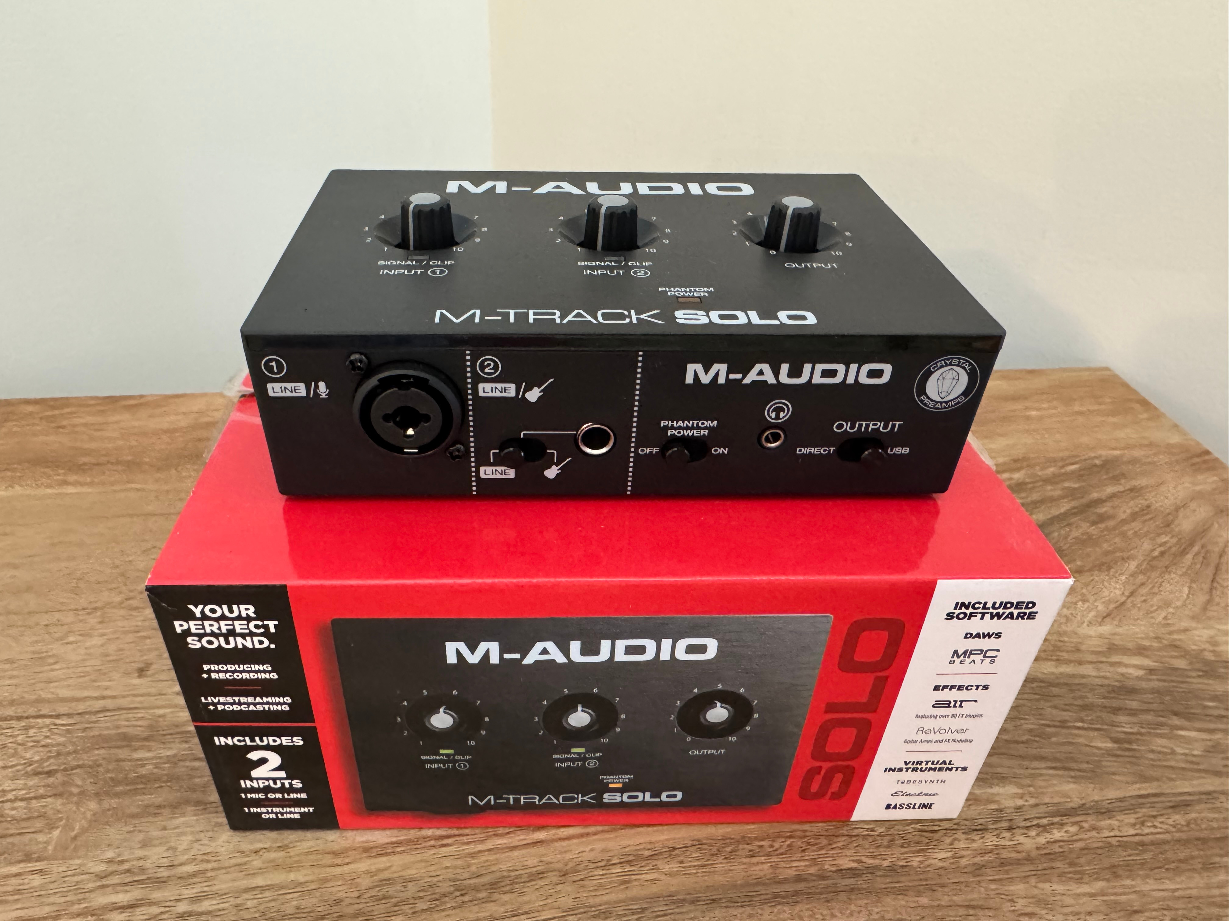 M-Audio M-Track Solo USB Audio Interface