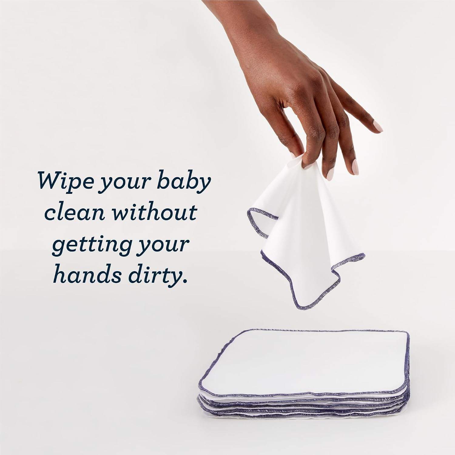 Esembly Organic Cotton Reusable Baby Wipes - 12 Pack - photo 3