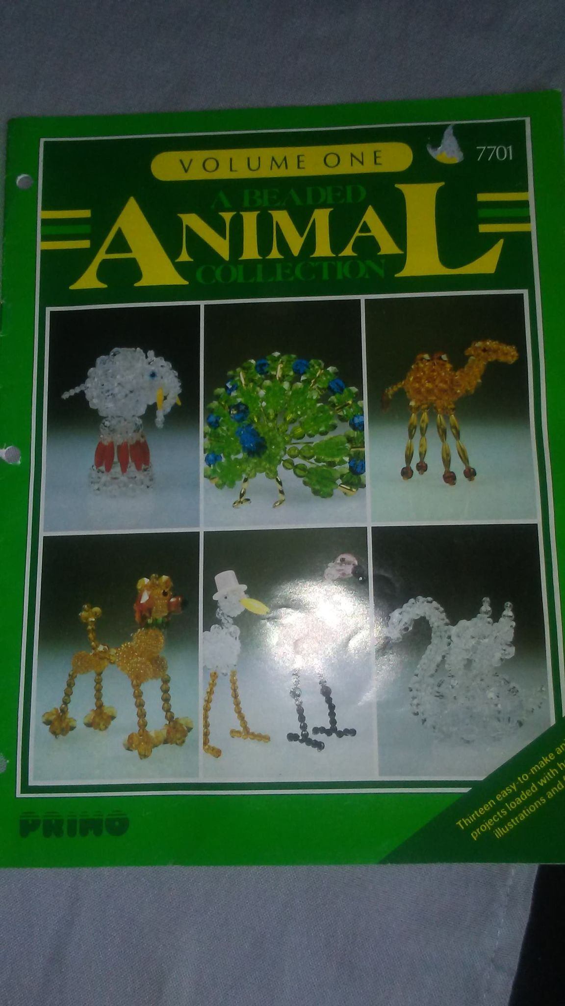Vintage Beading Pattern Cute Animal Collection - photo 2