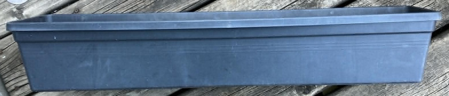 Plastic Box Planter - W-5 H-6 L-29 Inches