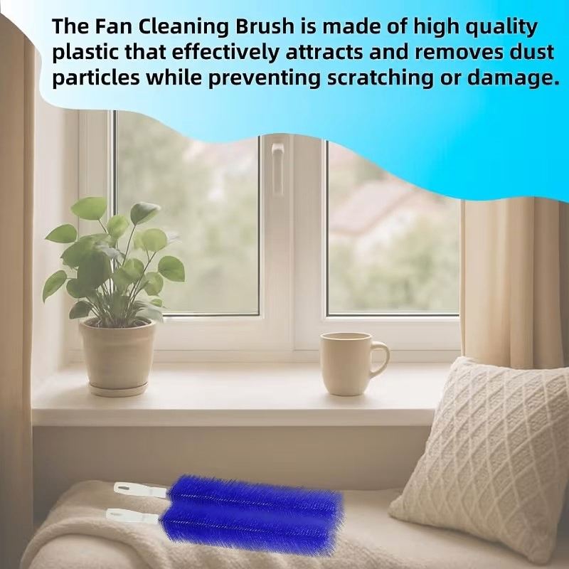 Fan Cleaning Brush, Bendable Fan Dust Removal Brush - photo 3