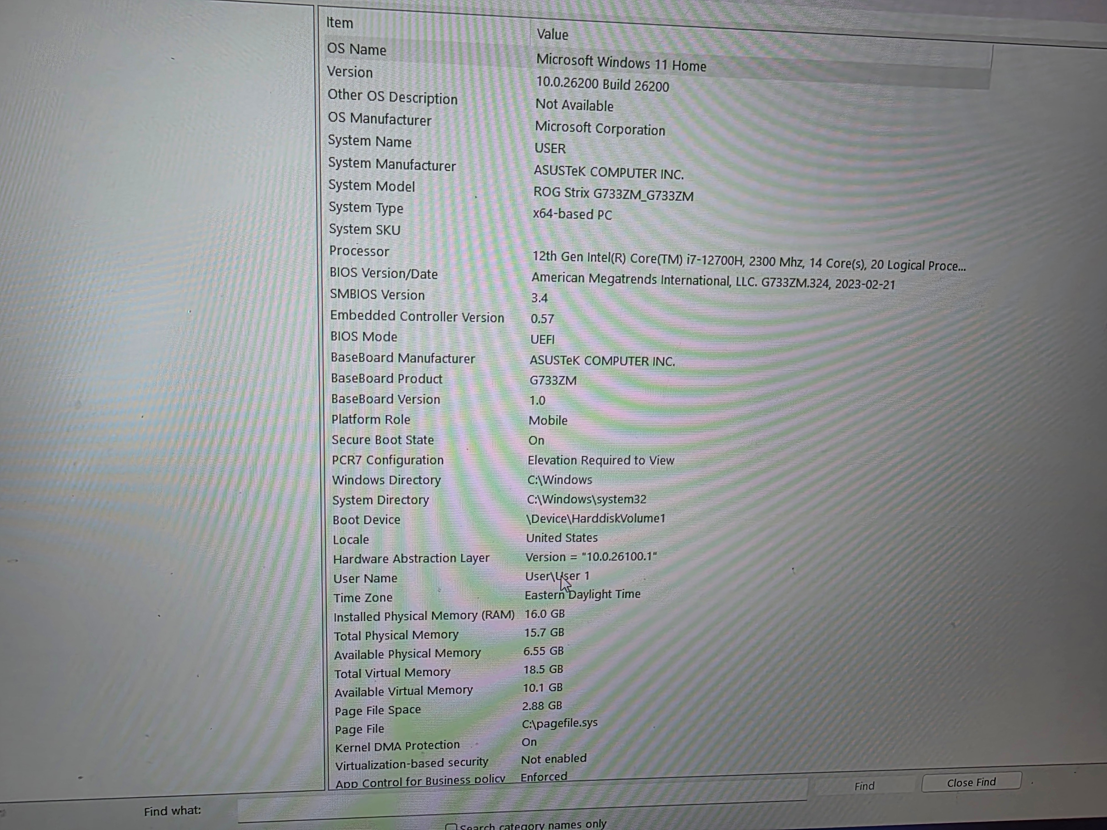 Asus ROG Strix G733ZM - photo 5