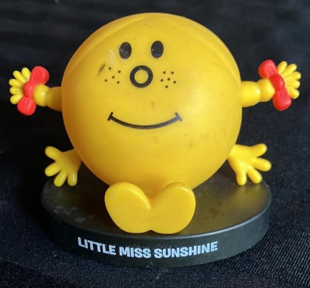 2008 Jakks Pacific Mr Men Little Miss Sunshine Figure - 3 Inches