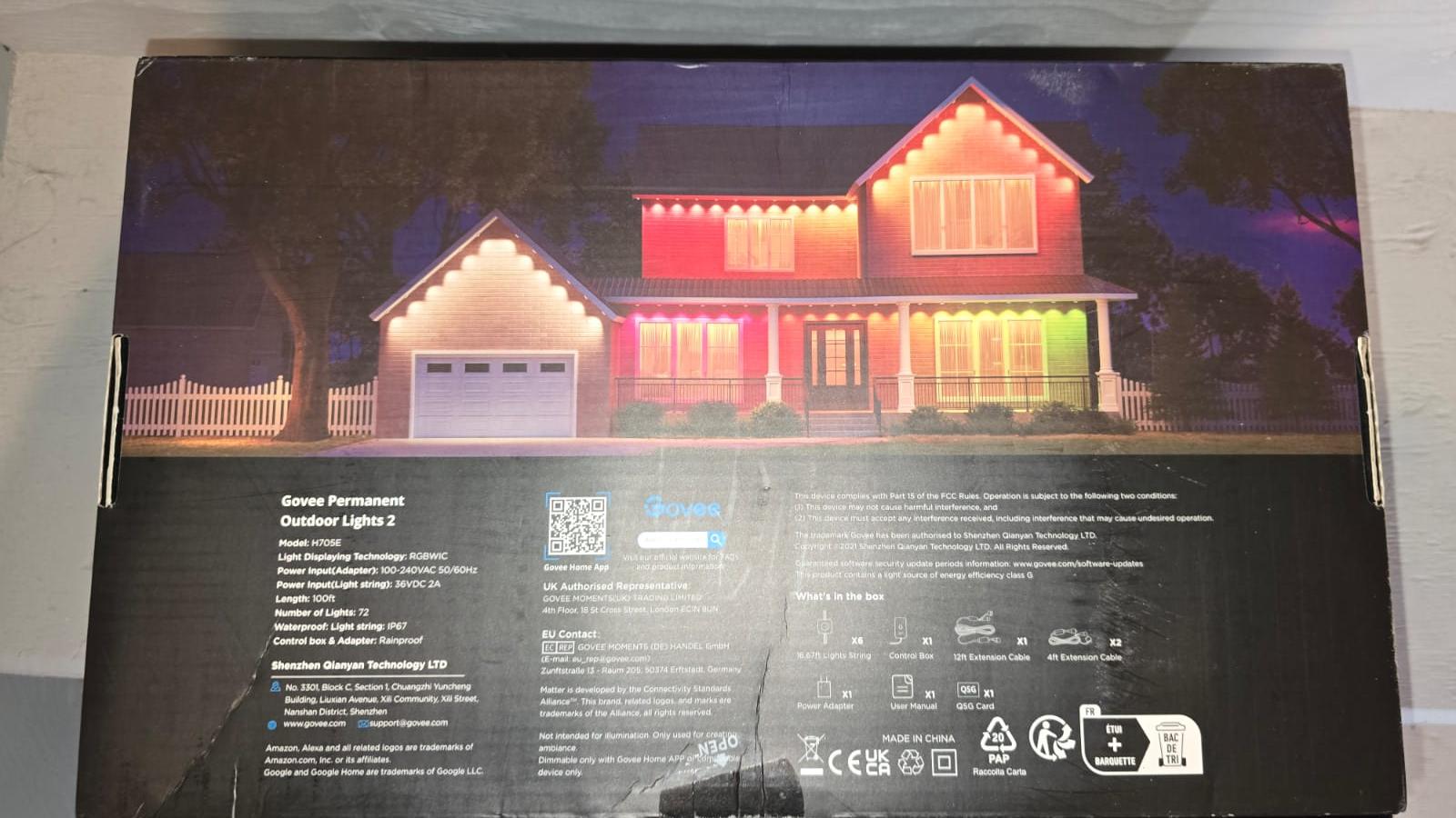 Govee Permanent Outdoor Lights 2 (100ft) – Brand New Open Box - photo 2