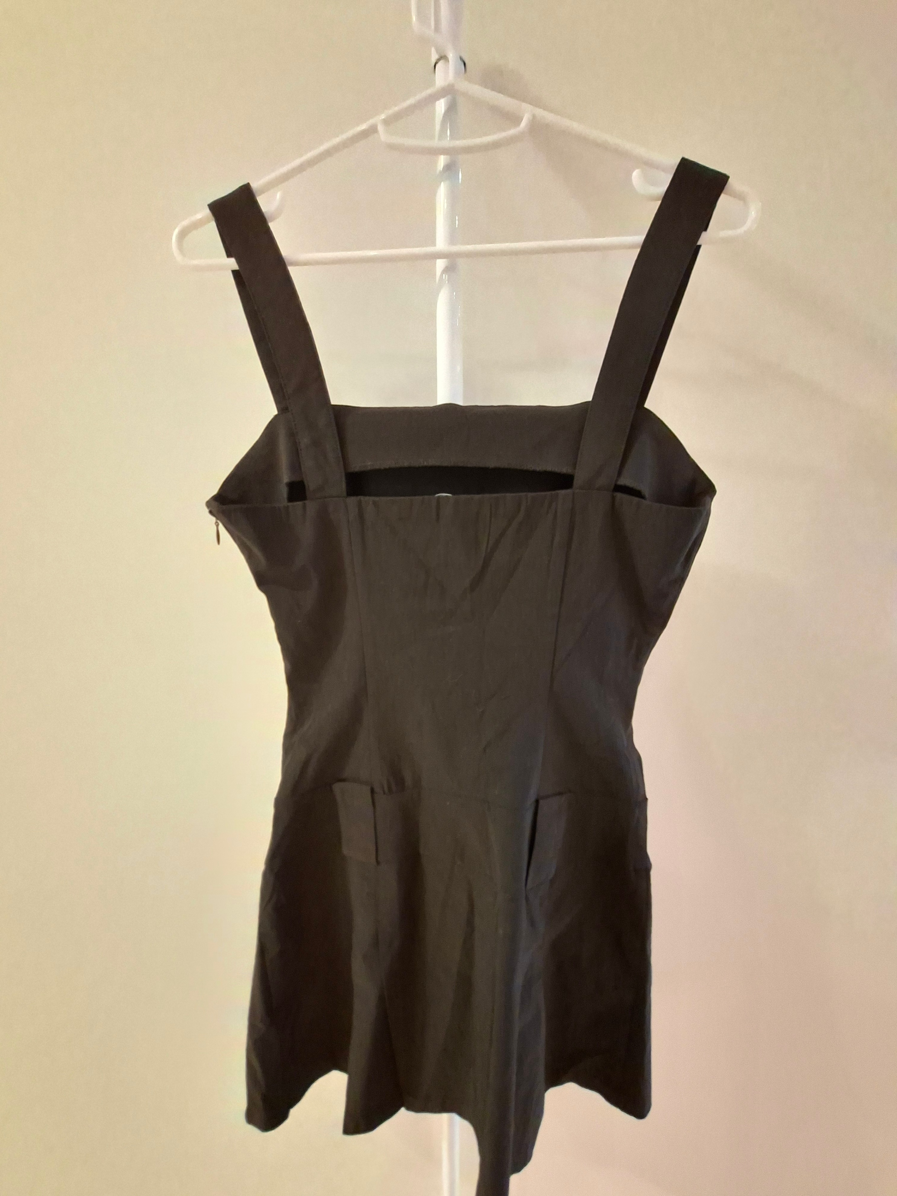 Black pinafore dress - photo 2