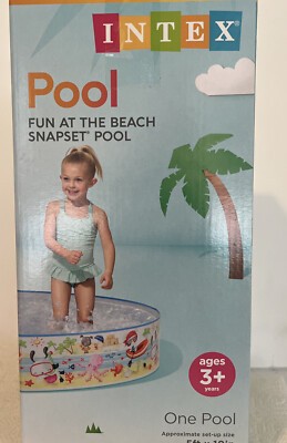 New Intex Beach Day SnapSet Kids Pool