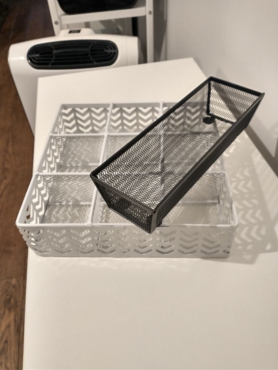 Two Metal Desk Organizers - photo 2