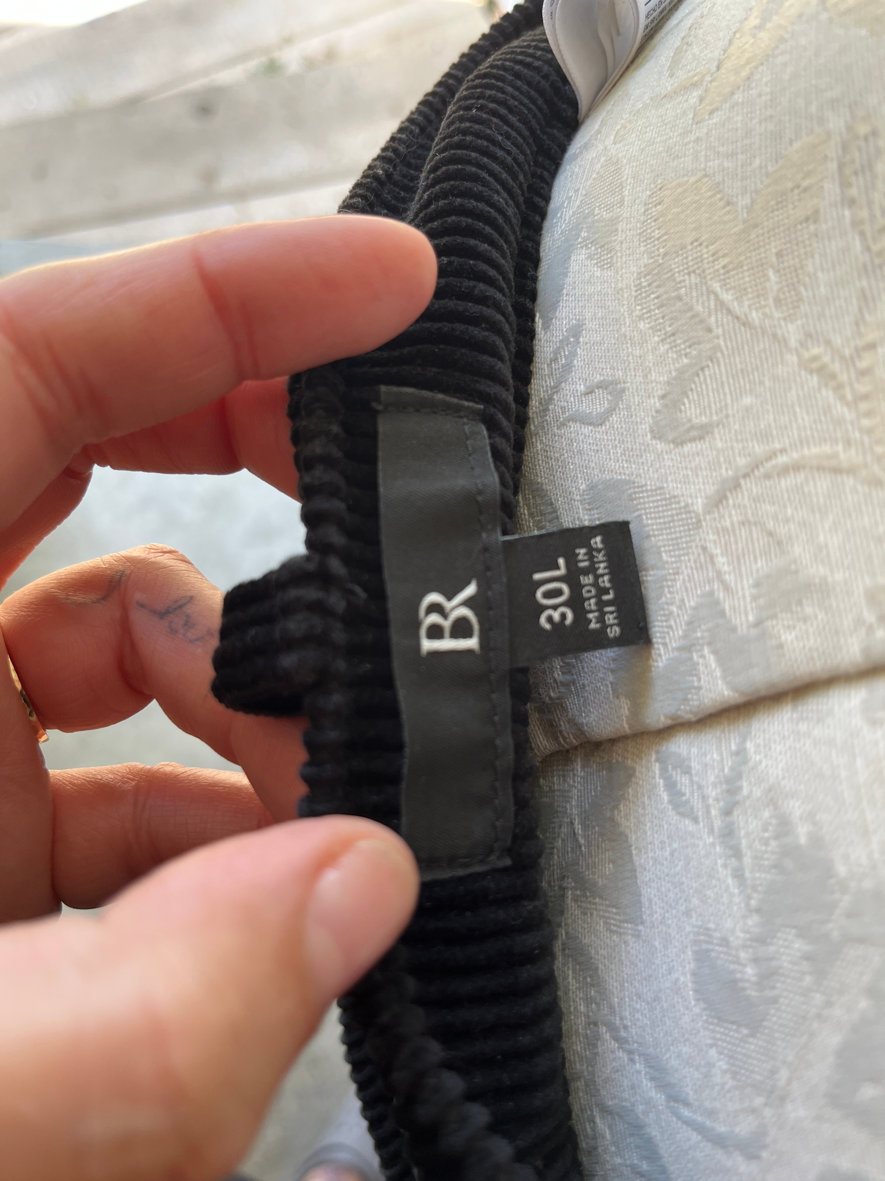 Banana Republic Black Corduroy Pants - photo 3