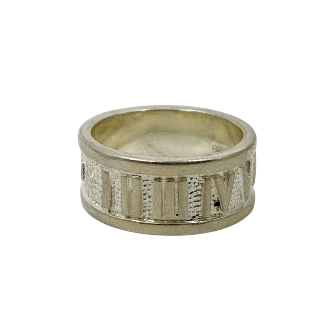 Milor sterling silver atlas Roman numerals band ring - GM311 - photo 3