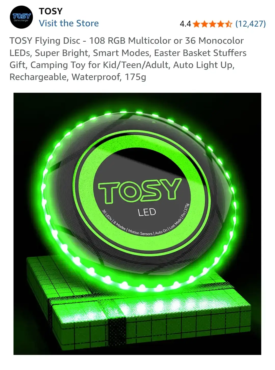 TOSY Flying Disc LED 36 LEDs