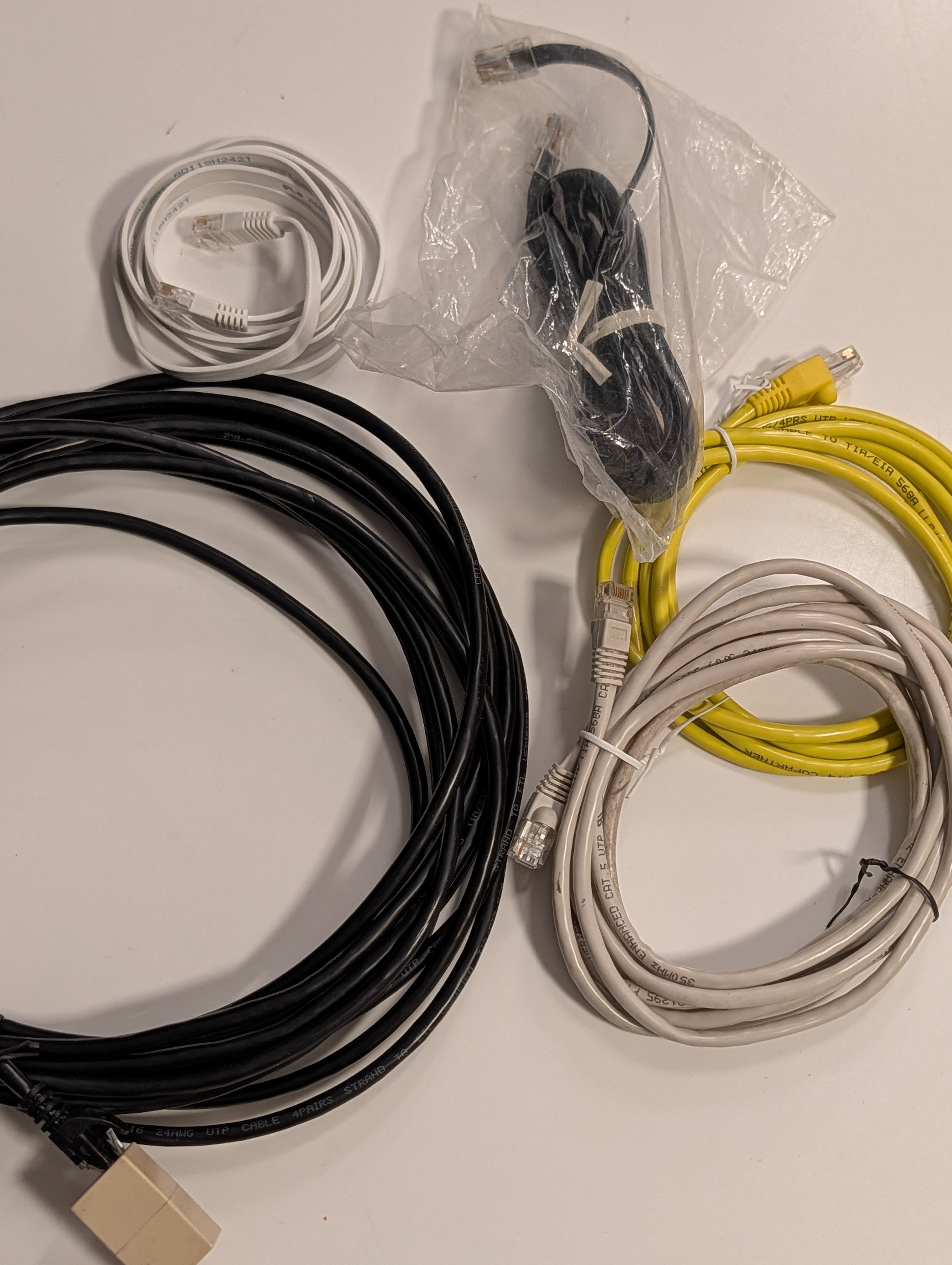 lot of new cables wires cat5s, COD, buy one buy all - photo 3