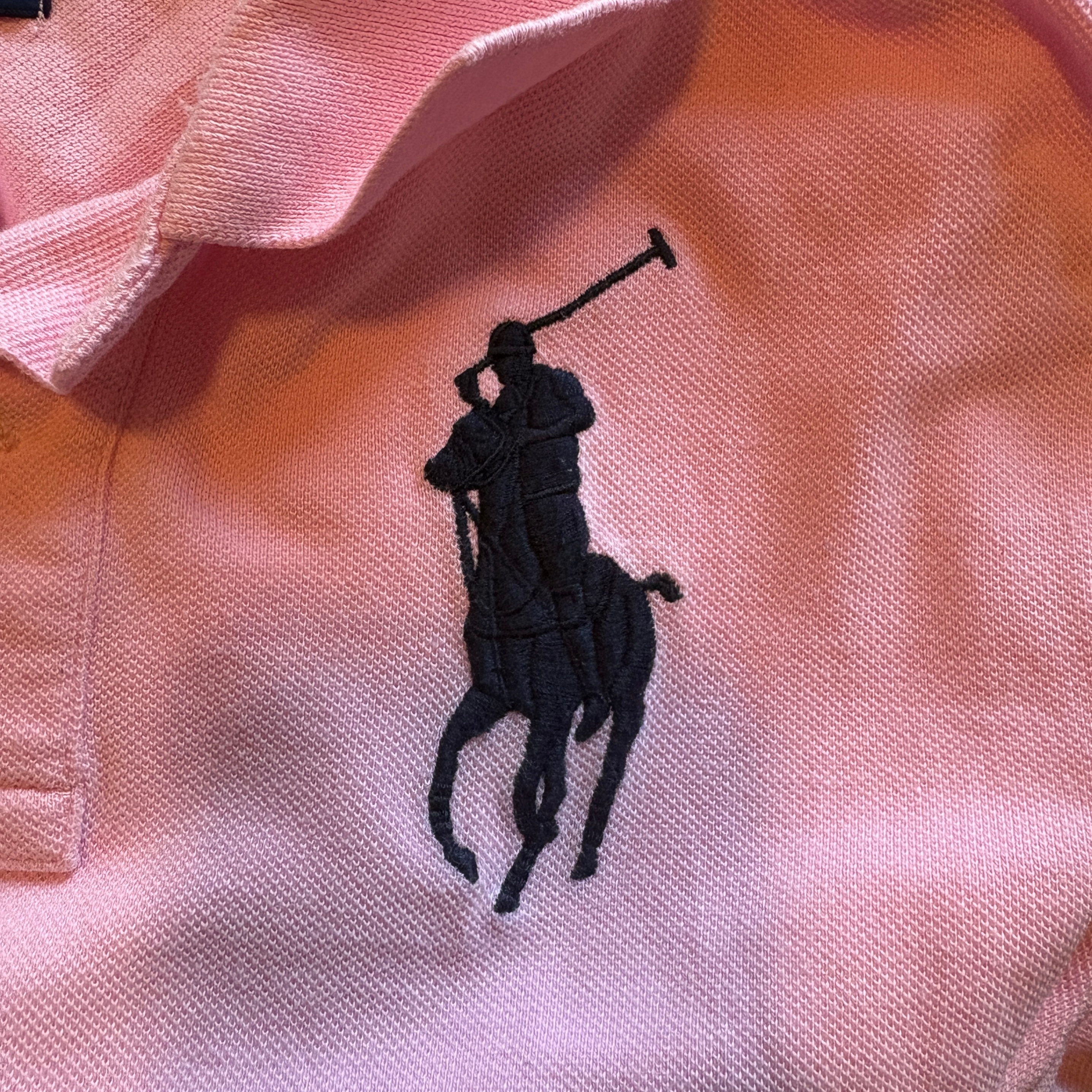 Ralph Lauren Boys Big Pony Cotton Polo Shirt Size S or 8 Pink - photo 5