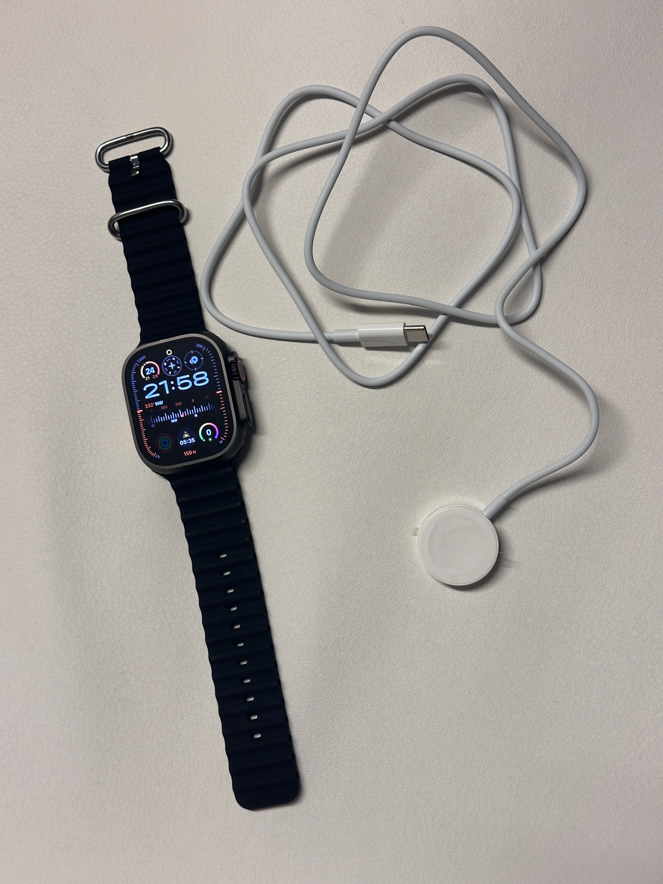 Apple Watch Ultra 2 GPS+Cellular 49MM Titanium Case Black Ocean - photo 2