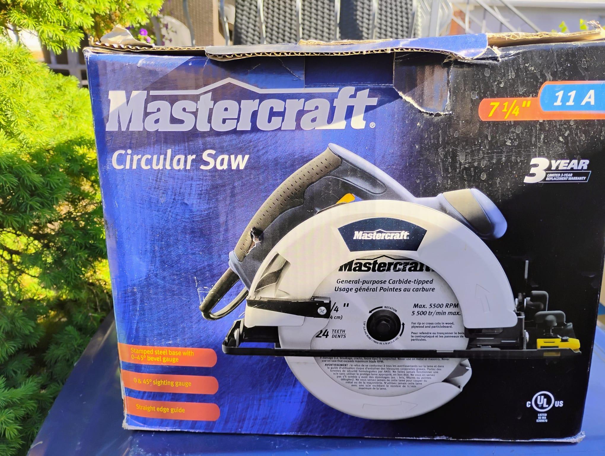 Mastercraft 14A Circular Saw  Carbide-Tipped Blade & Wrench - photo 3