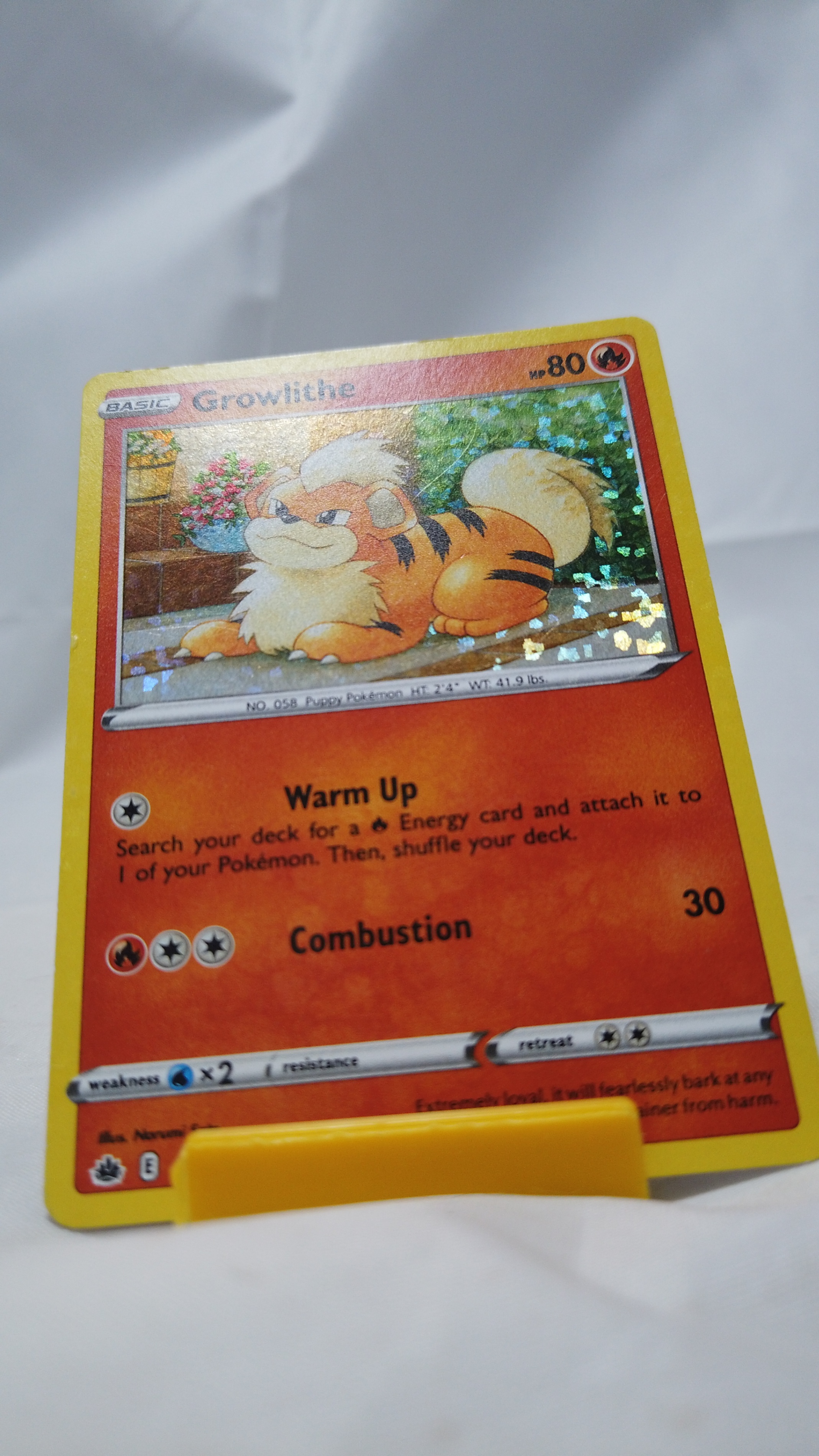 Pokemon Growlithe 4/15 McDonald's Collection 2022 Holo None MP