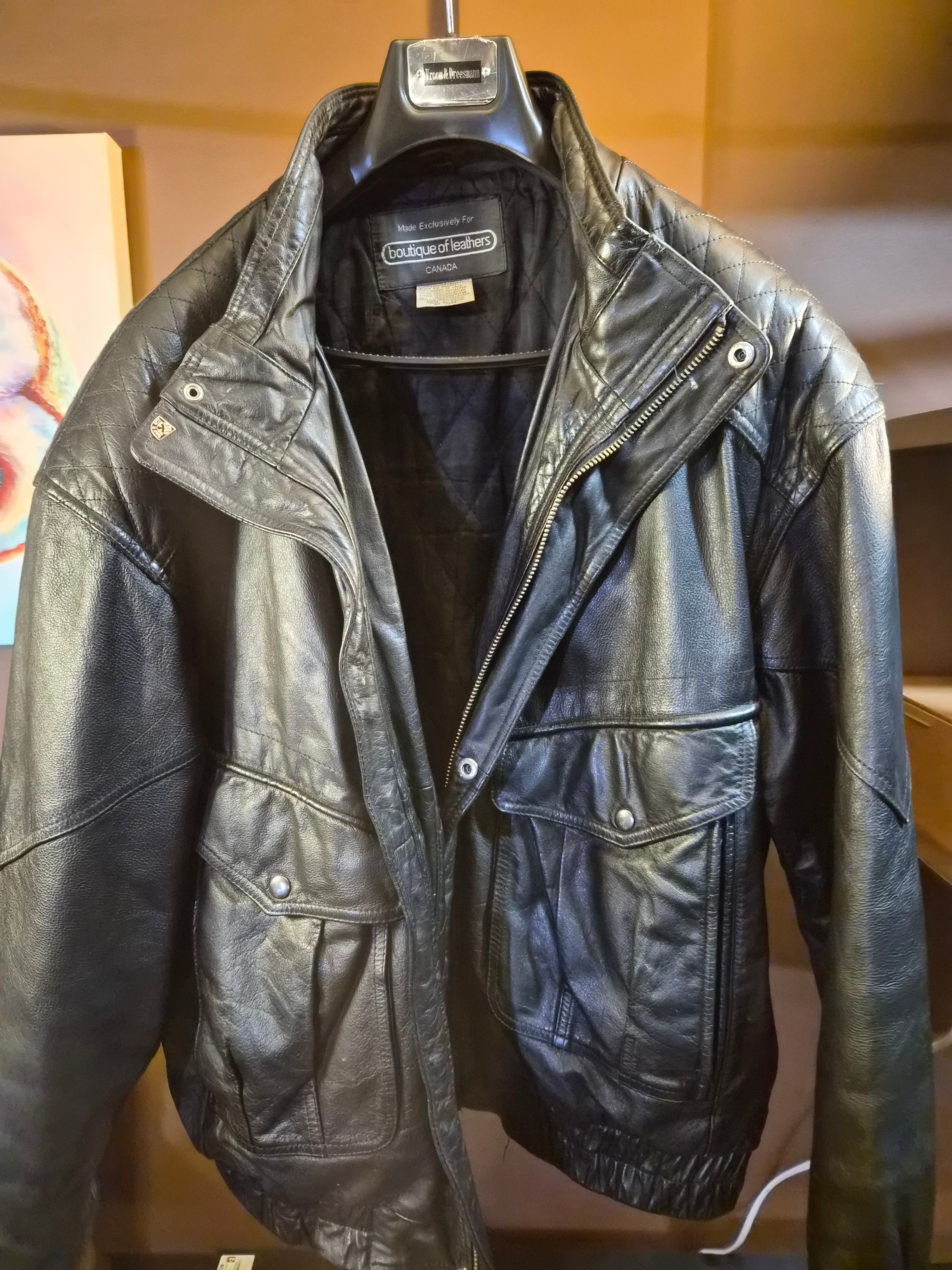 Boutique of Leathers Black Genuine Leather Jacket X-Large