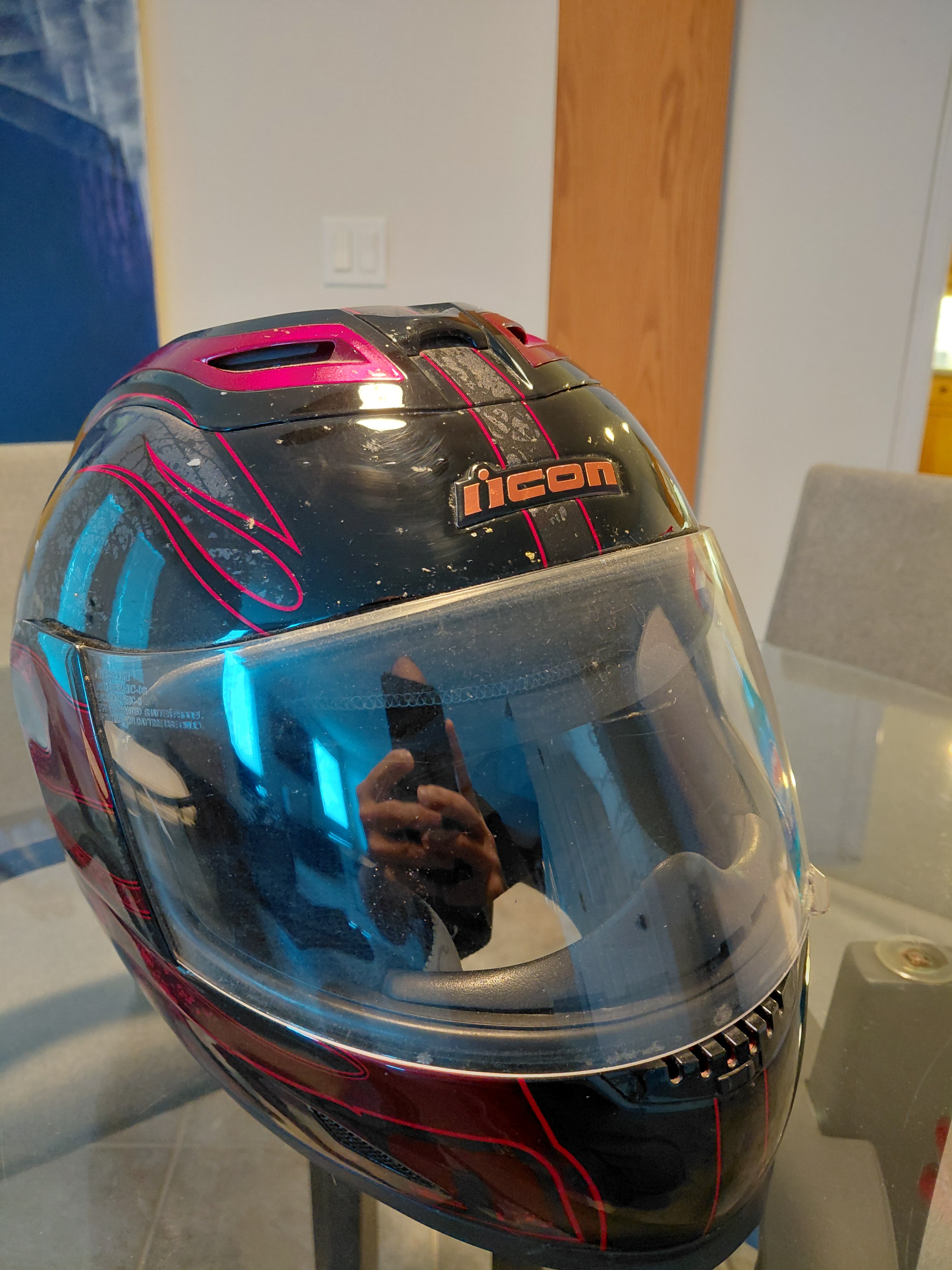 IconMoto Airframe Claymore Motorcycle Helmet - photo 3